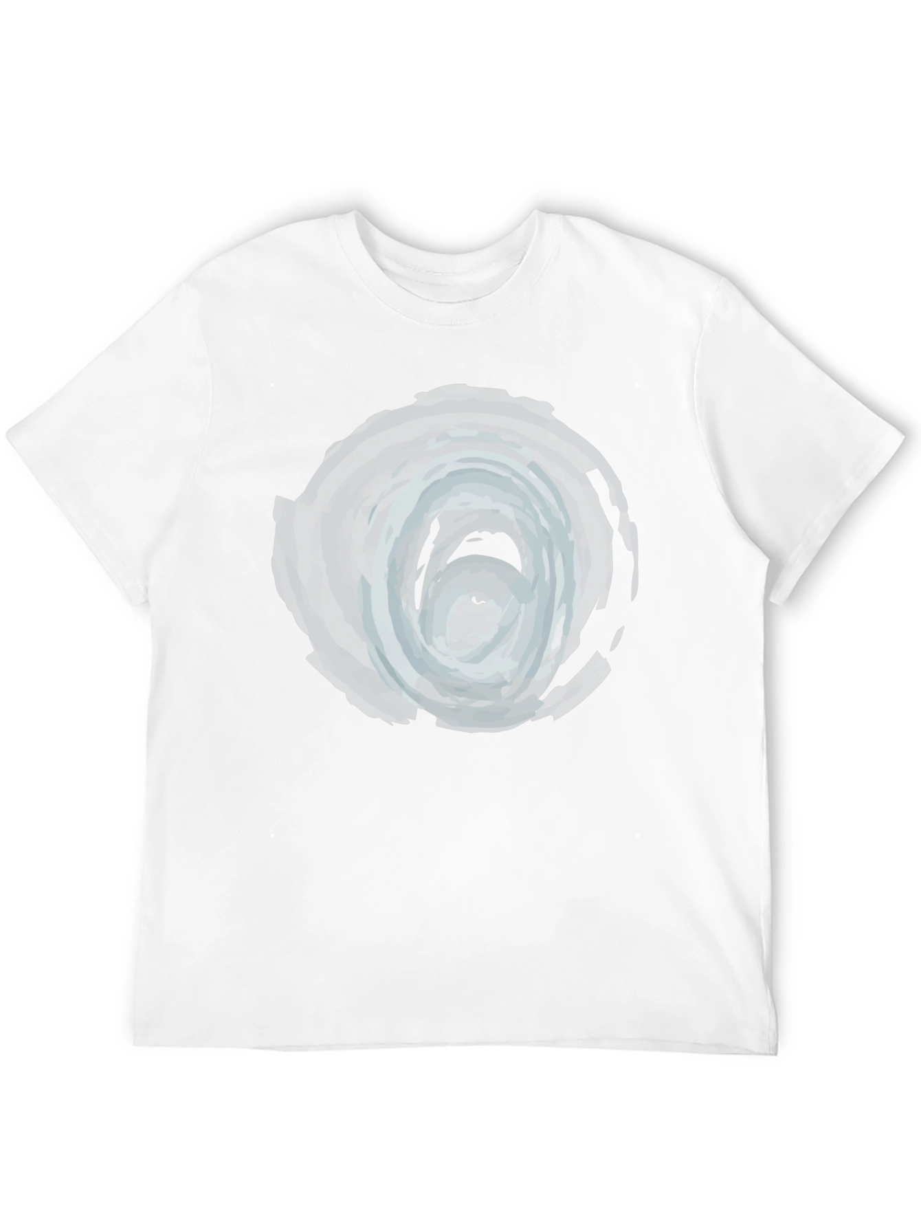 Abstract Swirl Graphic Tee - Mens Black T-Shirt
