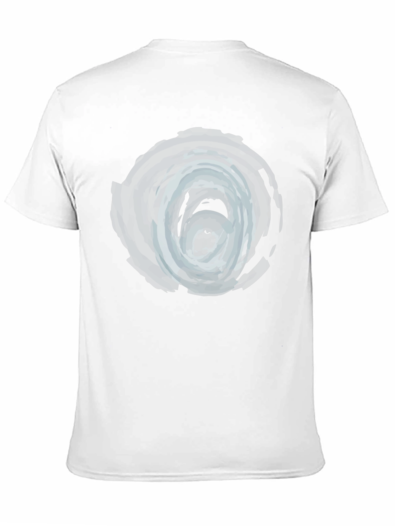 Abstract Swirl Graphic Tee - Mens Black T-Shirt