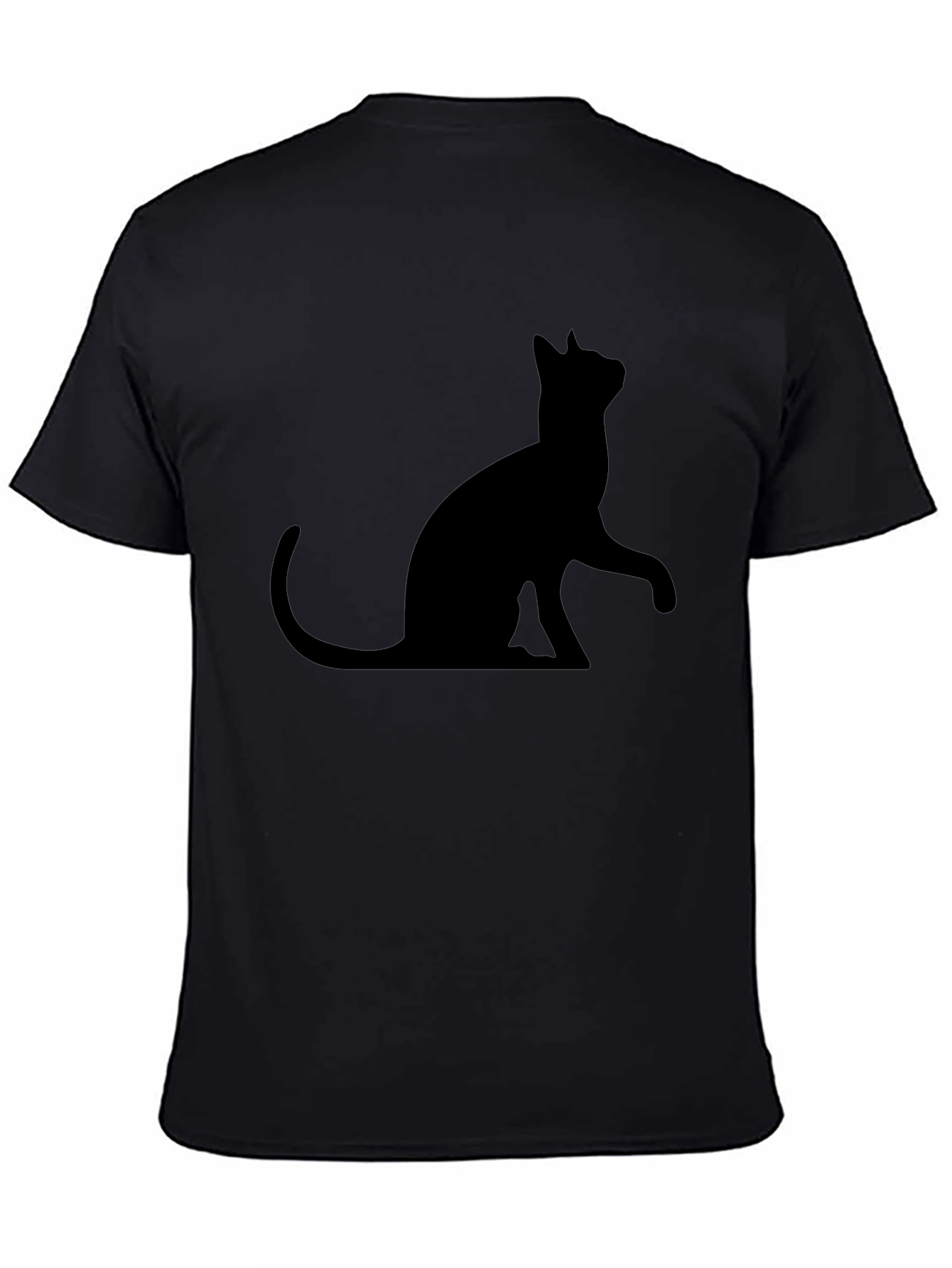 Black Cat Silhouette T-Shirt