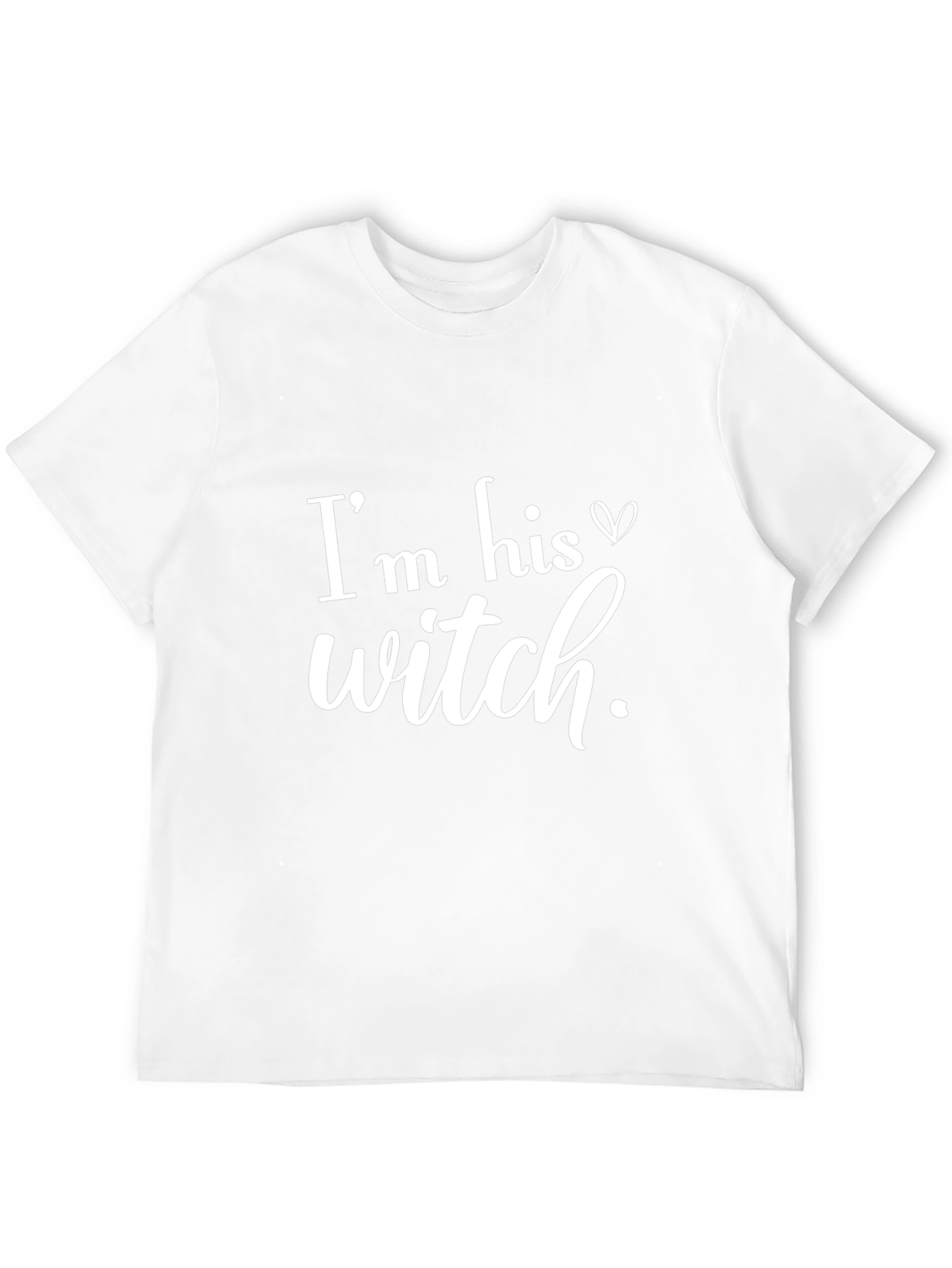 Im His Witch Black T-Shirt Novelty Graphic Tee