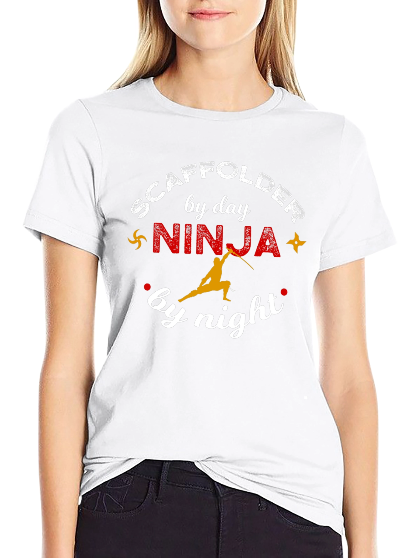 Scaffolder by Day Ninja by Night Graphic T-Shirt