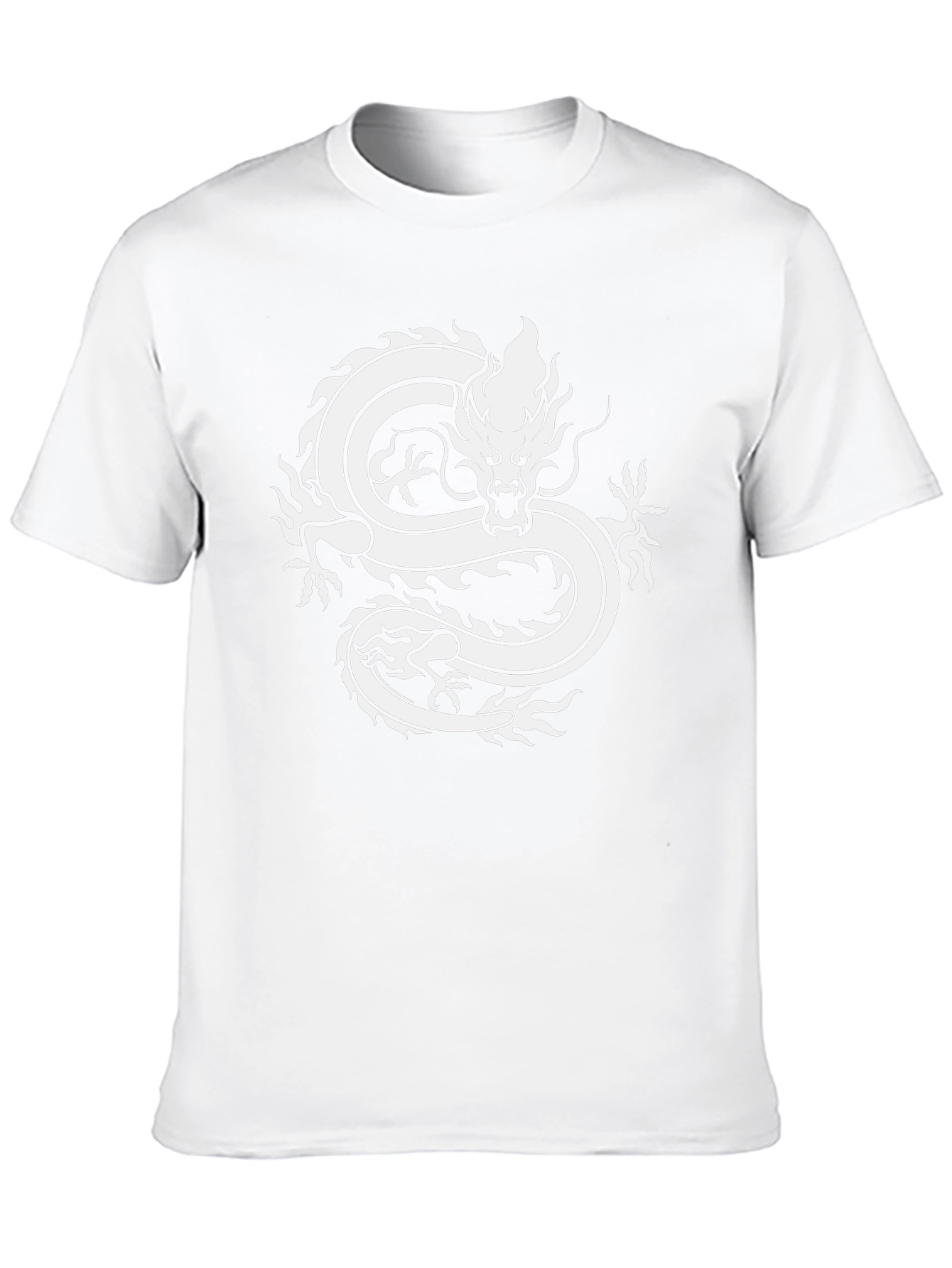 Dragon Graphic Tee - Stylish Black Cotton T-Shirt