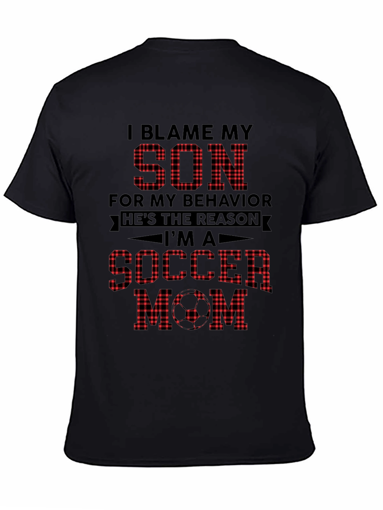 Soccer Mom T-Shirt - Blame My Son Tee
