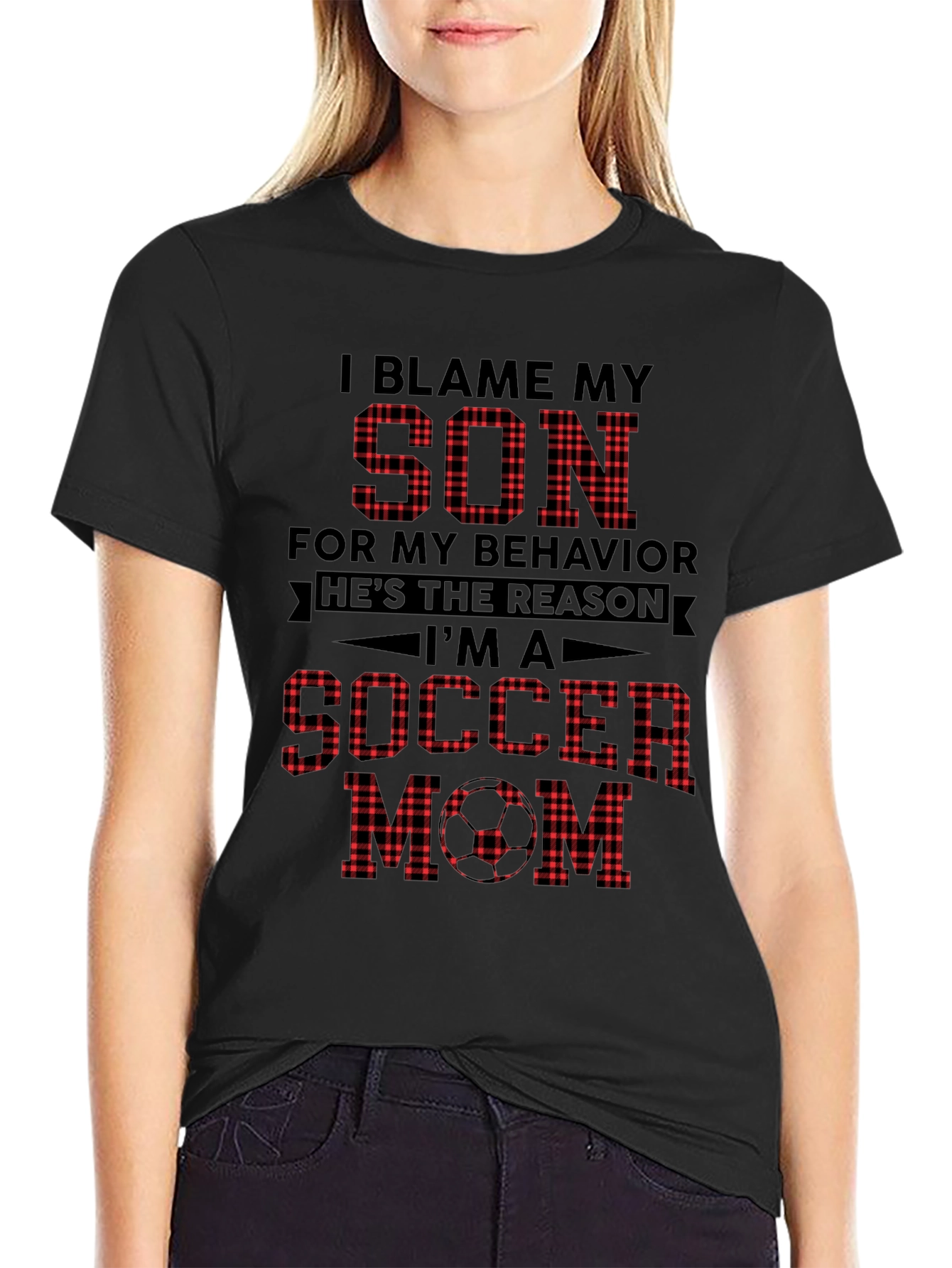 Soccer Mom T-Shirt - Blame My Son Tee