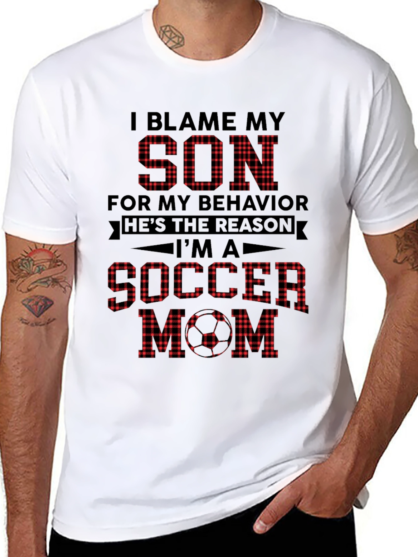 Soccer Mom T-Shirt - Blame My Son Tee