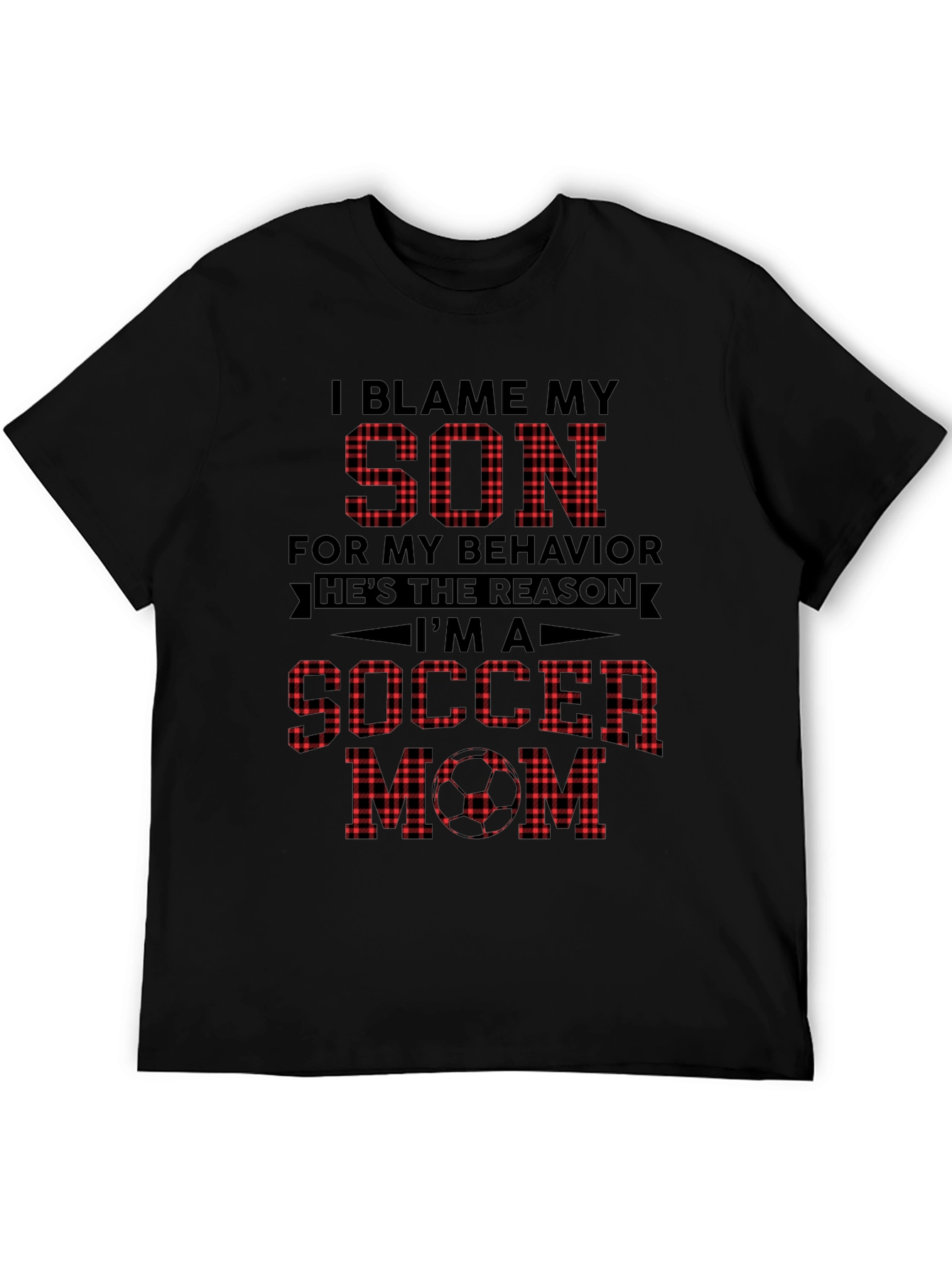 Soccer Mom T-Shirt - Blame My Son Tee