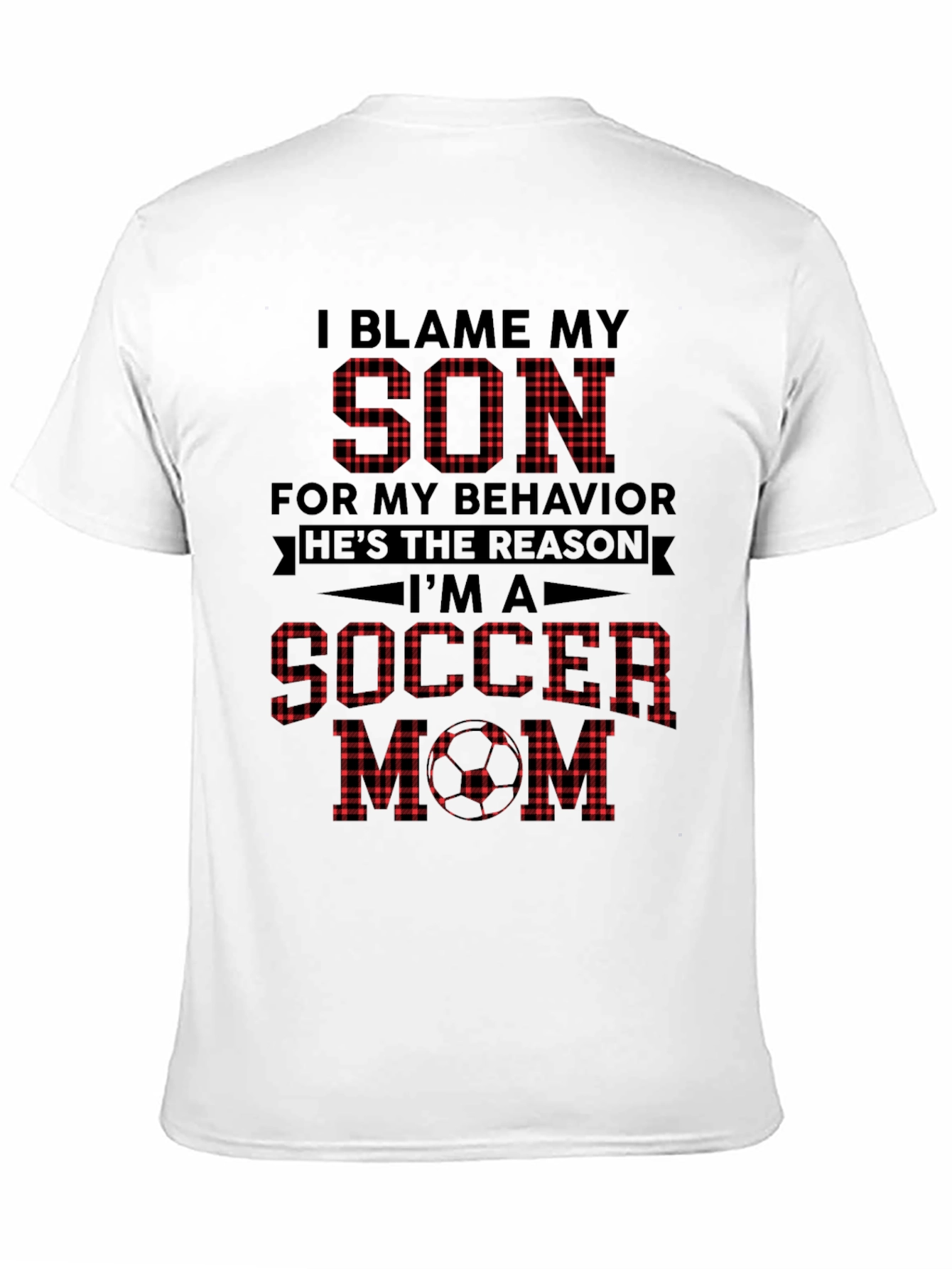 Soccer Mom T-Shirt - Blame My Son Tee