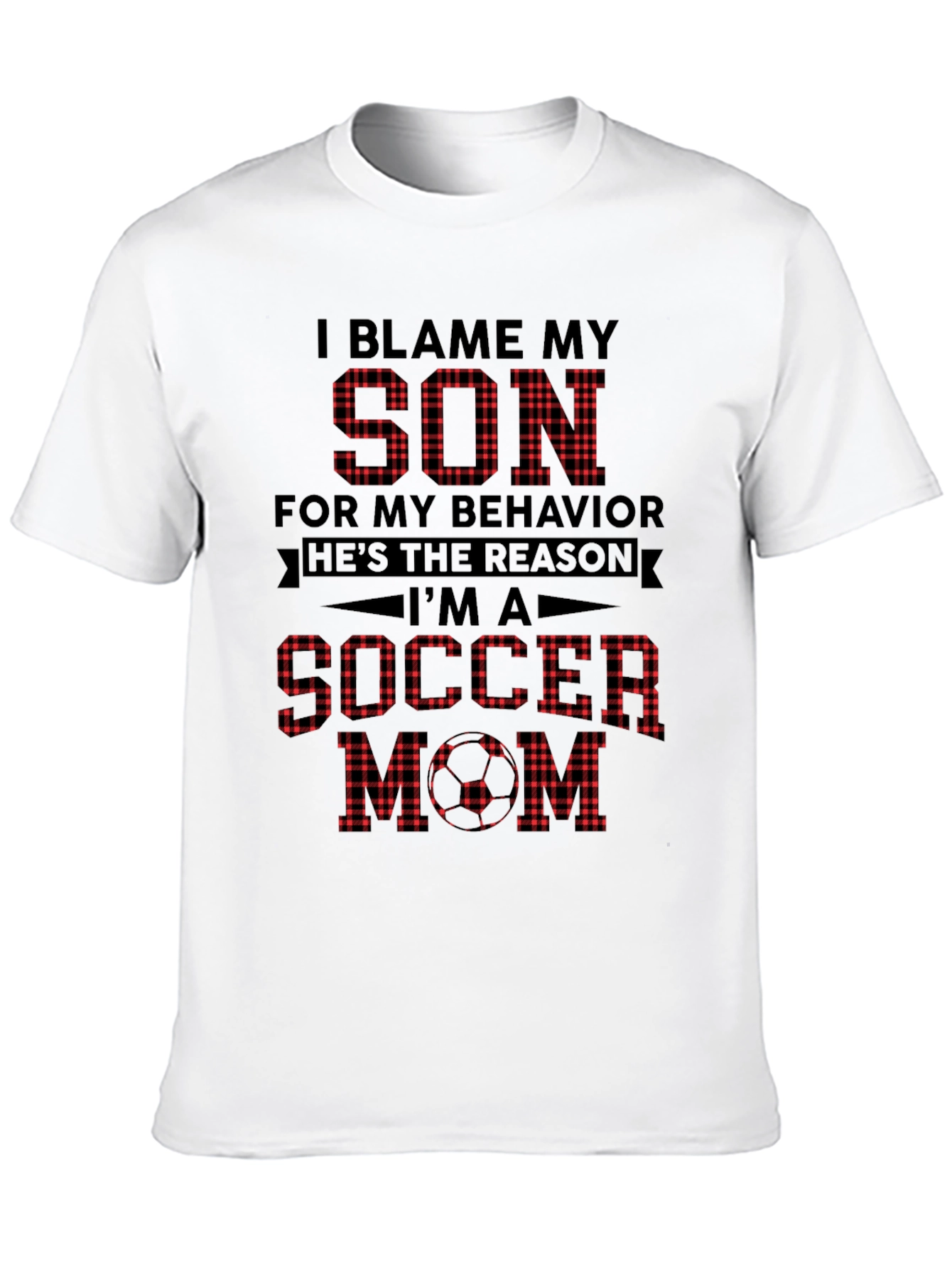 Soccer Mom T-Shirt - Blame My Son Tee