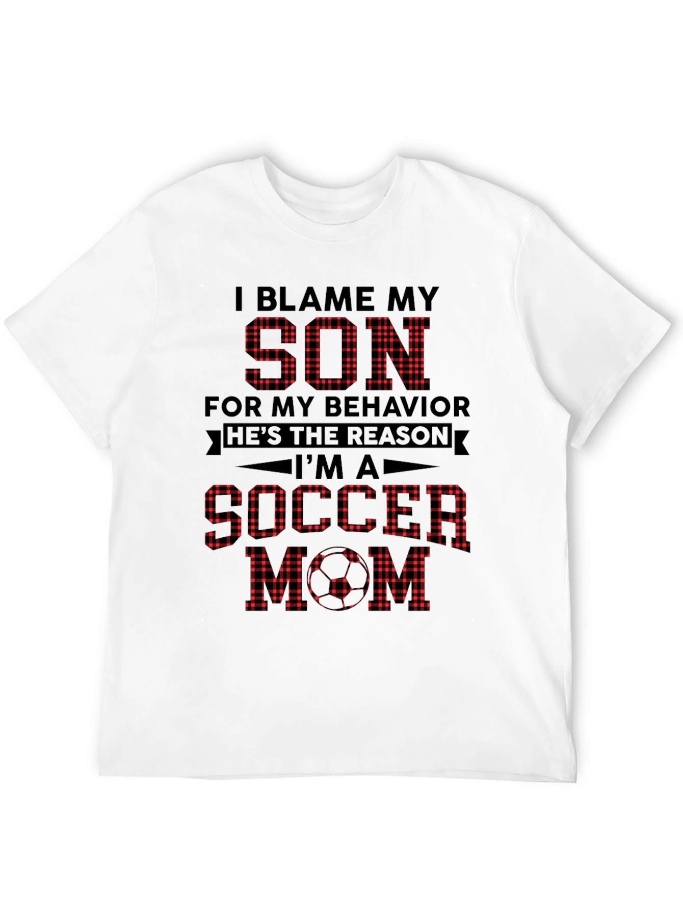 Soccer Mom T-Shirt - Blame My Son Tee