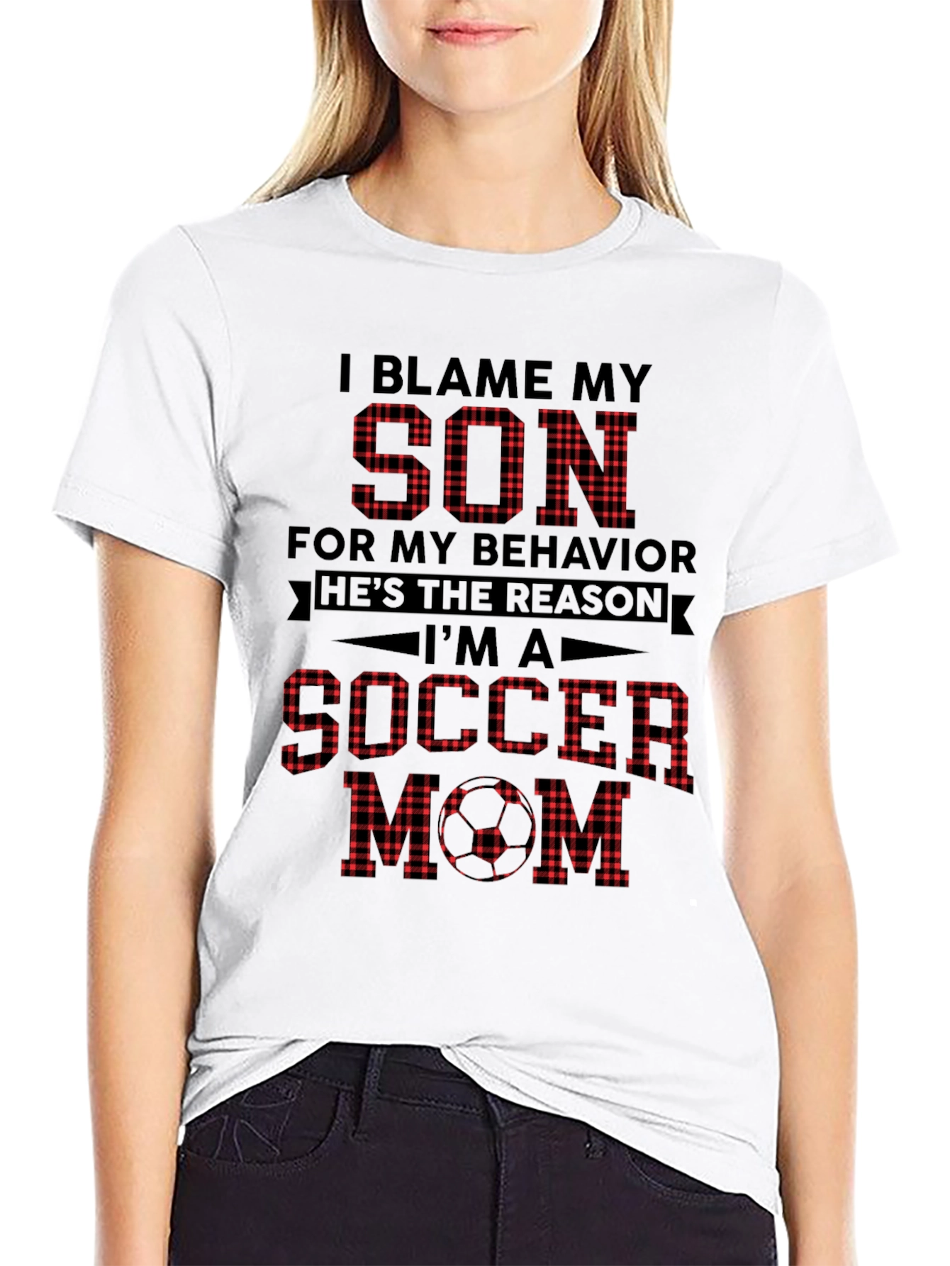 Soccer Mom T-Shirt - Blame My Son Tee