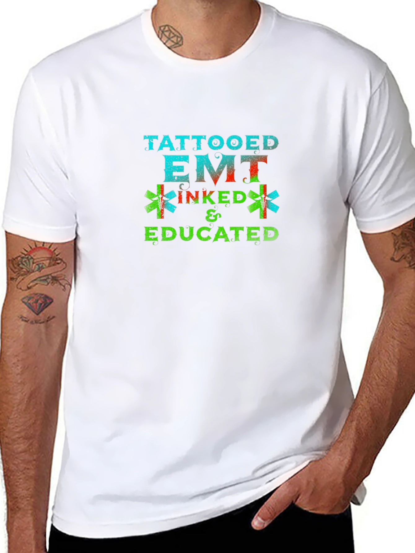 Tattooed EMT T-Shirt - Inked & Educated