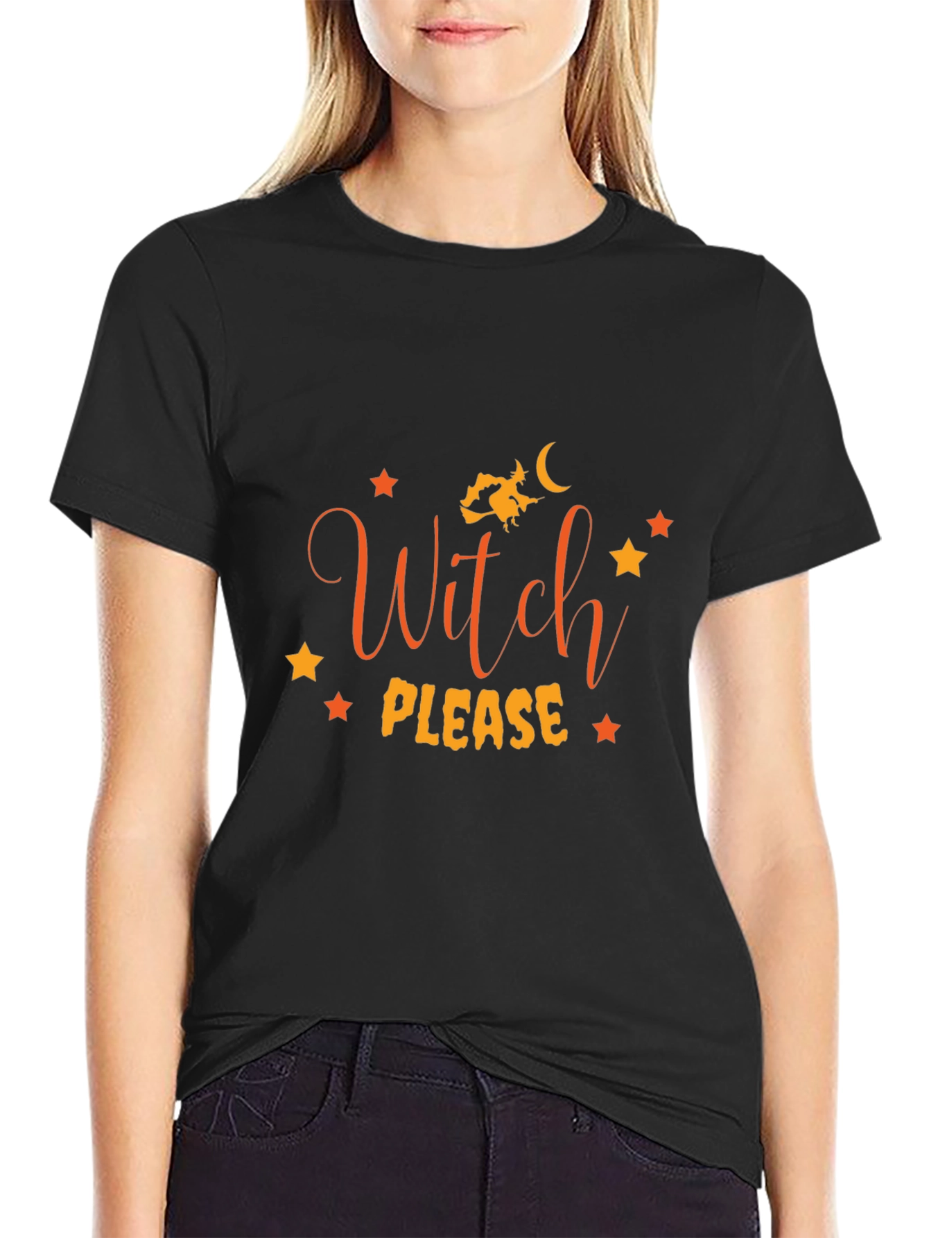 Witch Please Halloween Graphic Tee