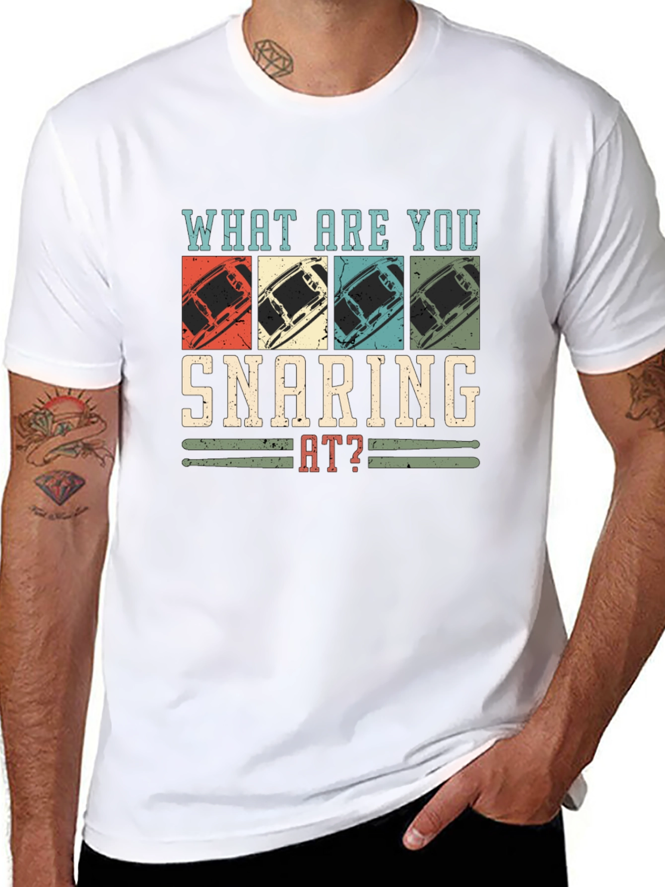 What are you Snaring at? Drummer T-Shirt