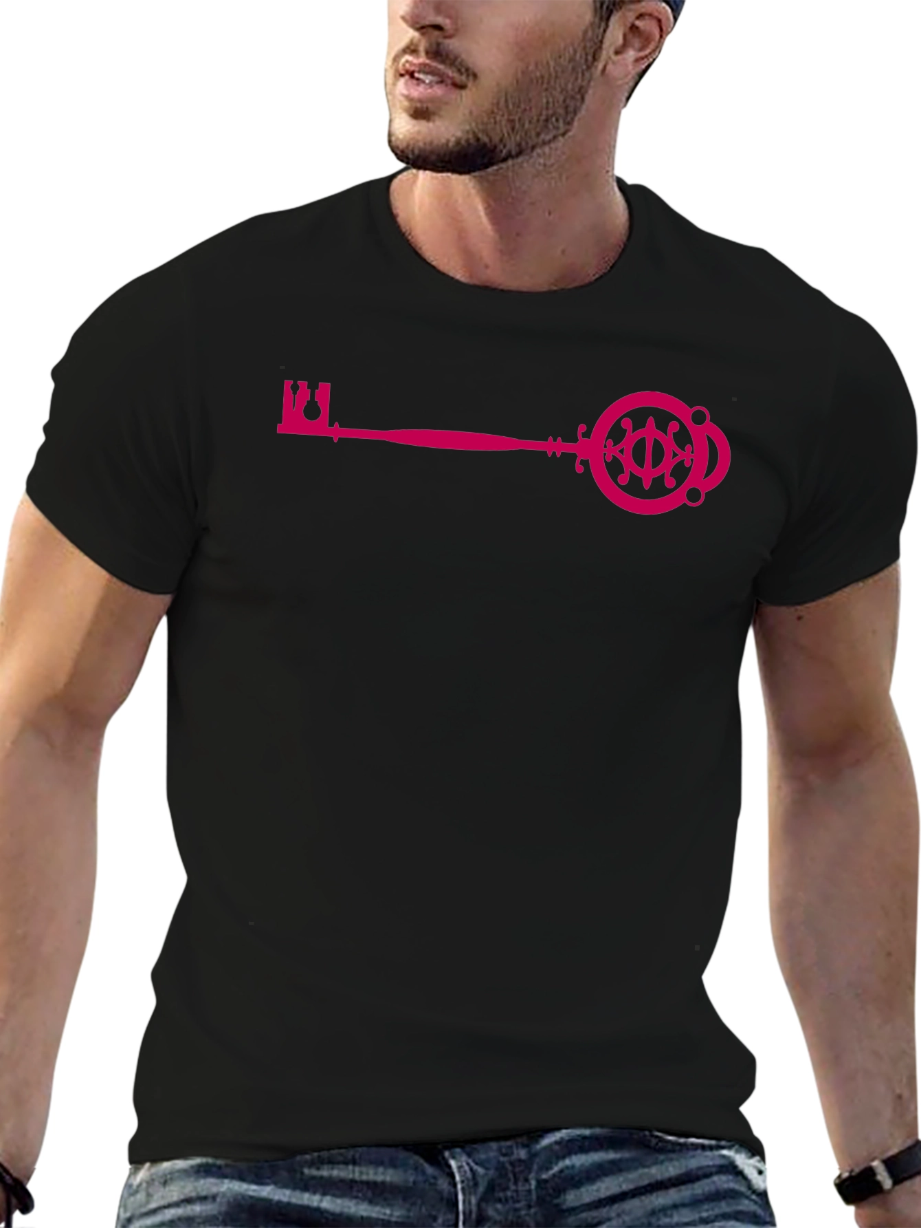 Key Graphic T-Shirt - Unique Design Everyday Wear