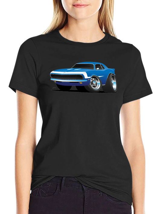 Cartoon Car Graphic T-Shirt