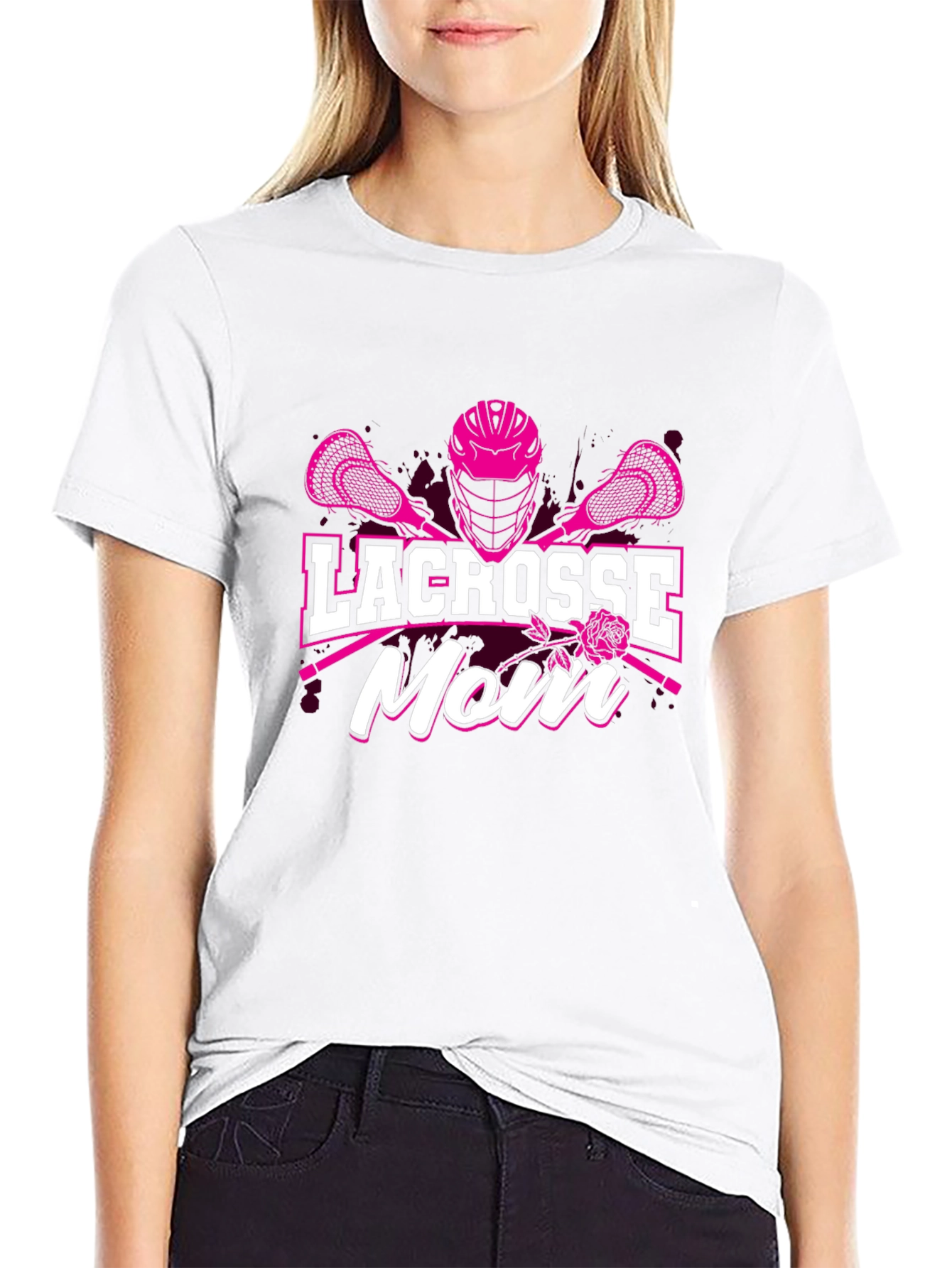 Lacrosse Mom T-Shirt - Perfect for Game Day!