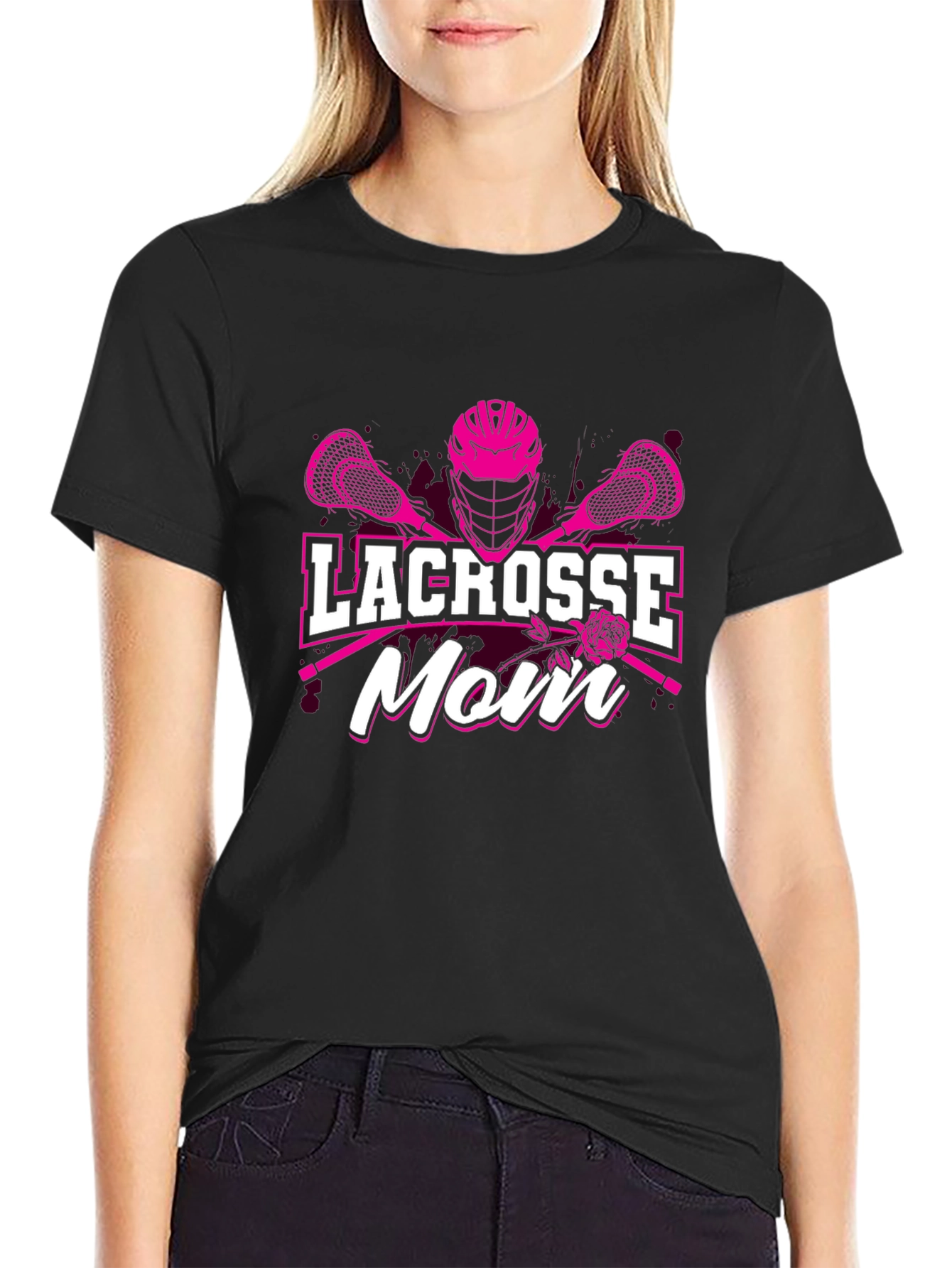 Lacrosse Mom T-Shirt - Perfect for Game Day!
