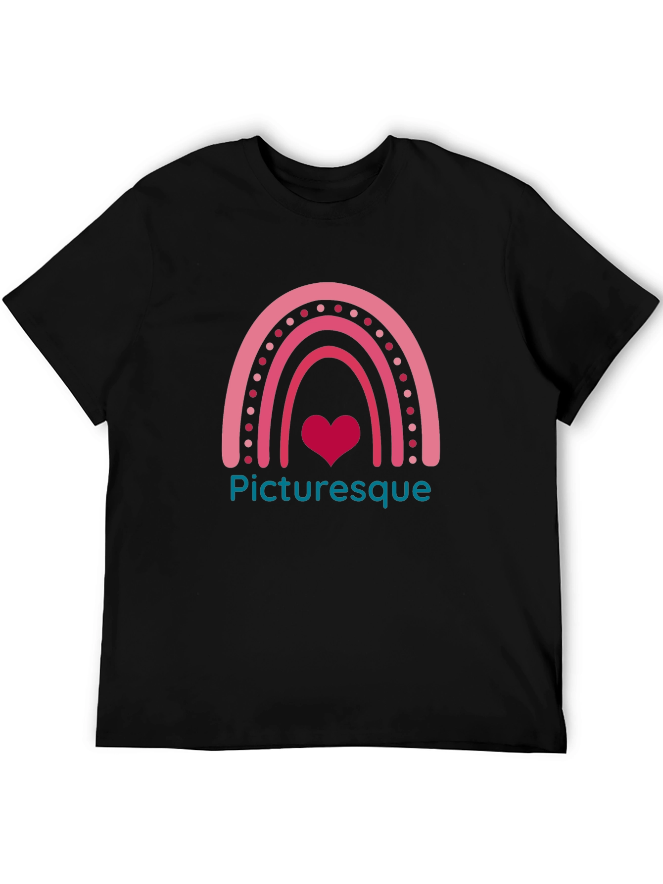 Picturesque Rainbow Heart T-Shirt