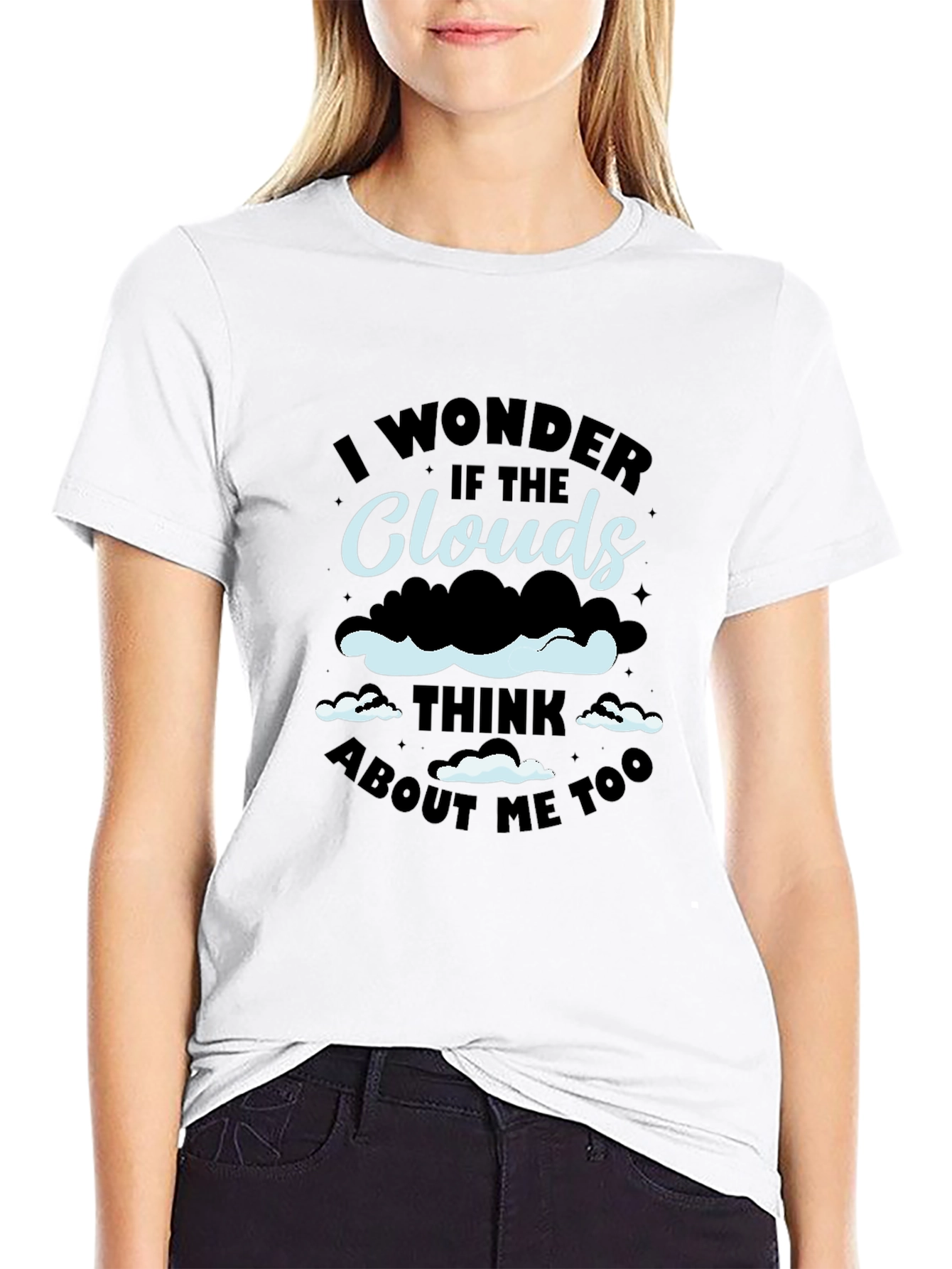 Cloud Thinking Graphic Tee - Unique Design