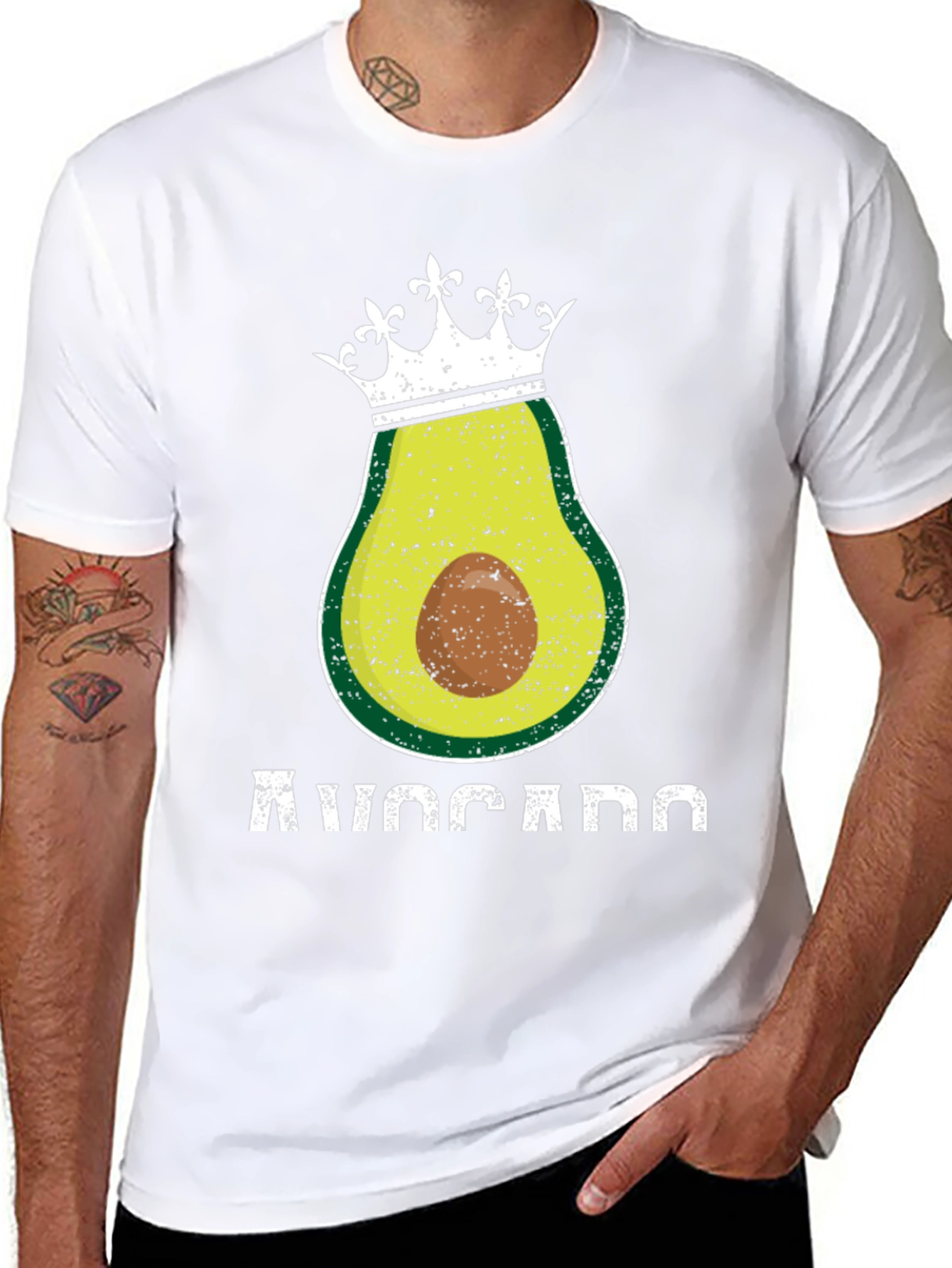 Avocado King T-Shirt - Funny Foodie Tee