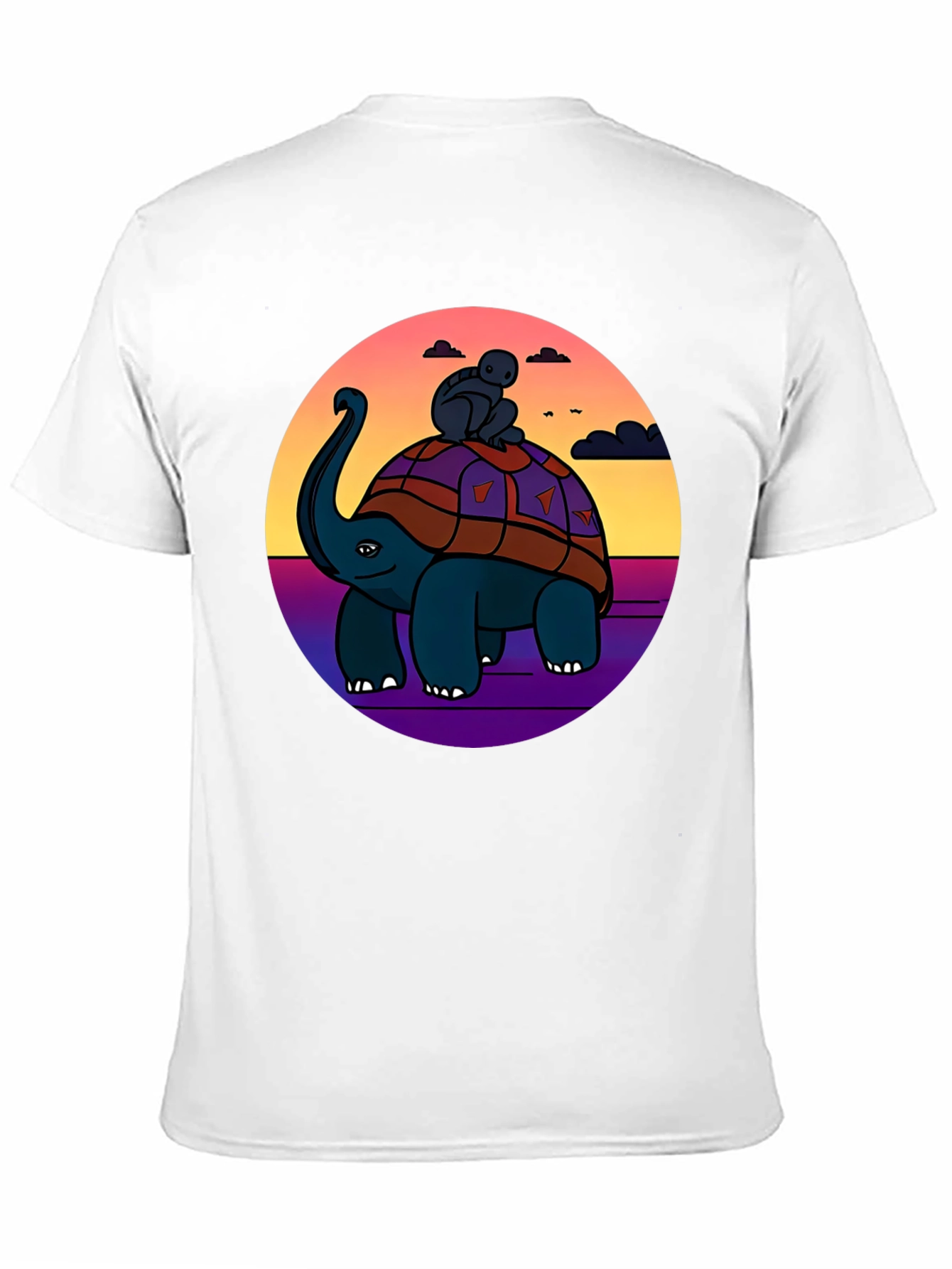 Turtle Rider Graphic Tee - Unique Comfort