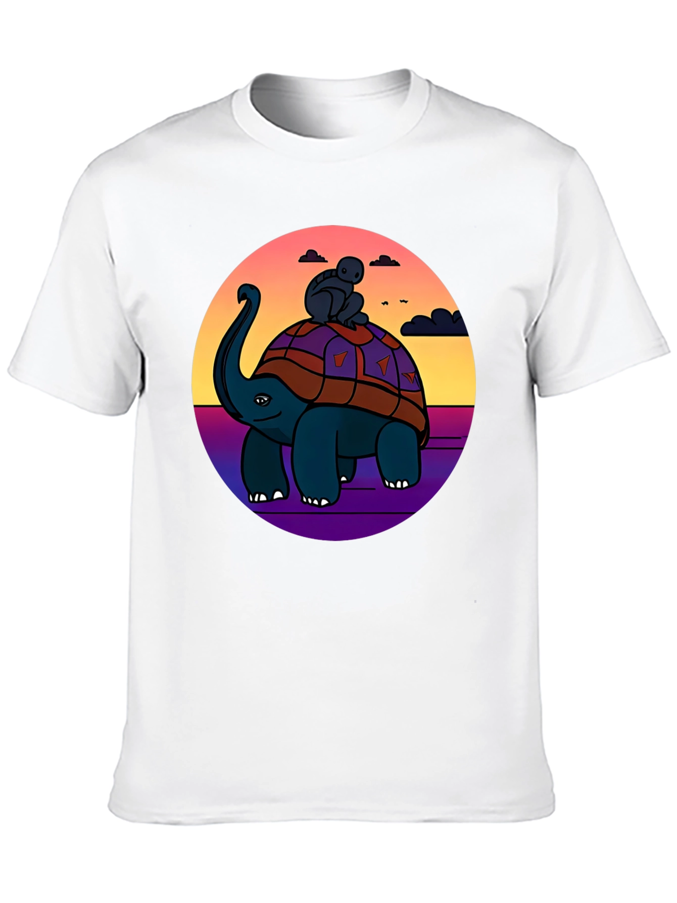 Turtle Rider Graphic Tee - Unique Comfort