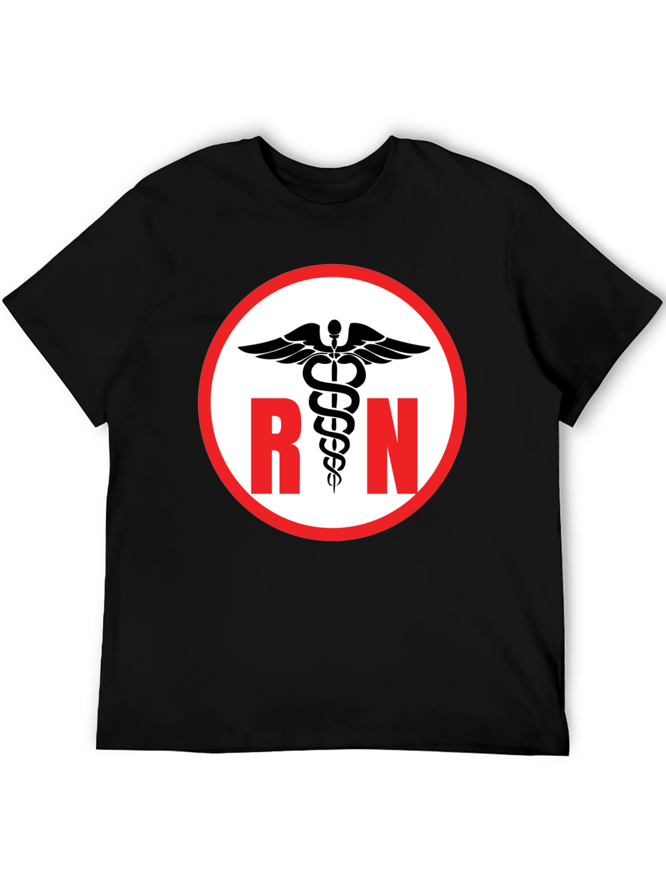 RN Caduceus Black T-Shirt