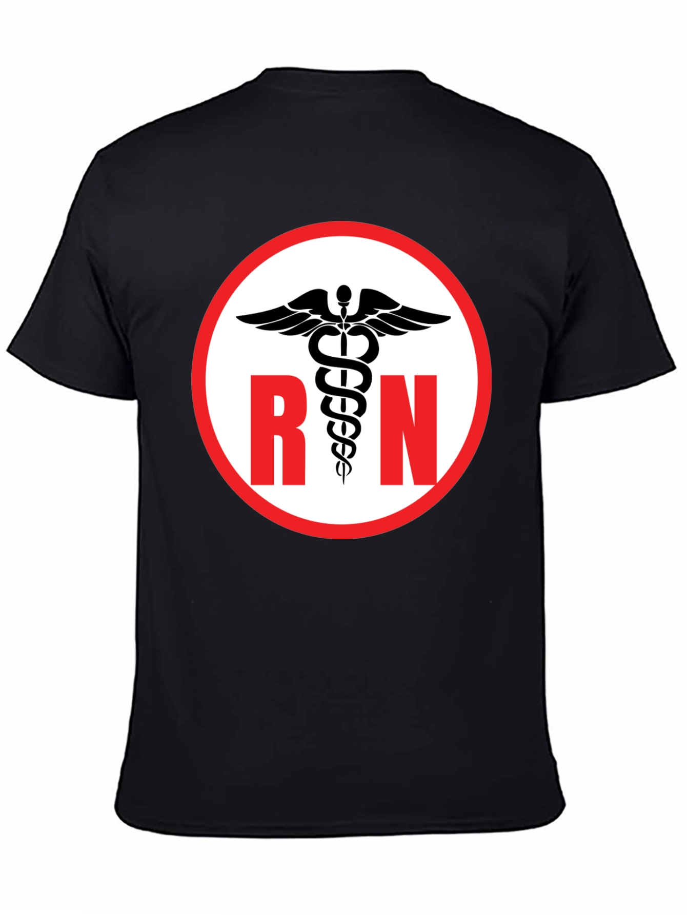 RN Caduceus Black T-Shirt
