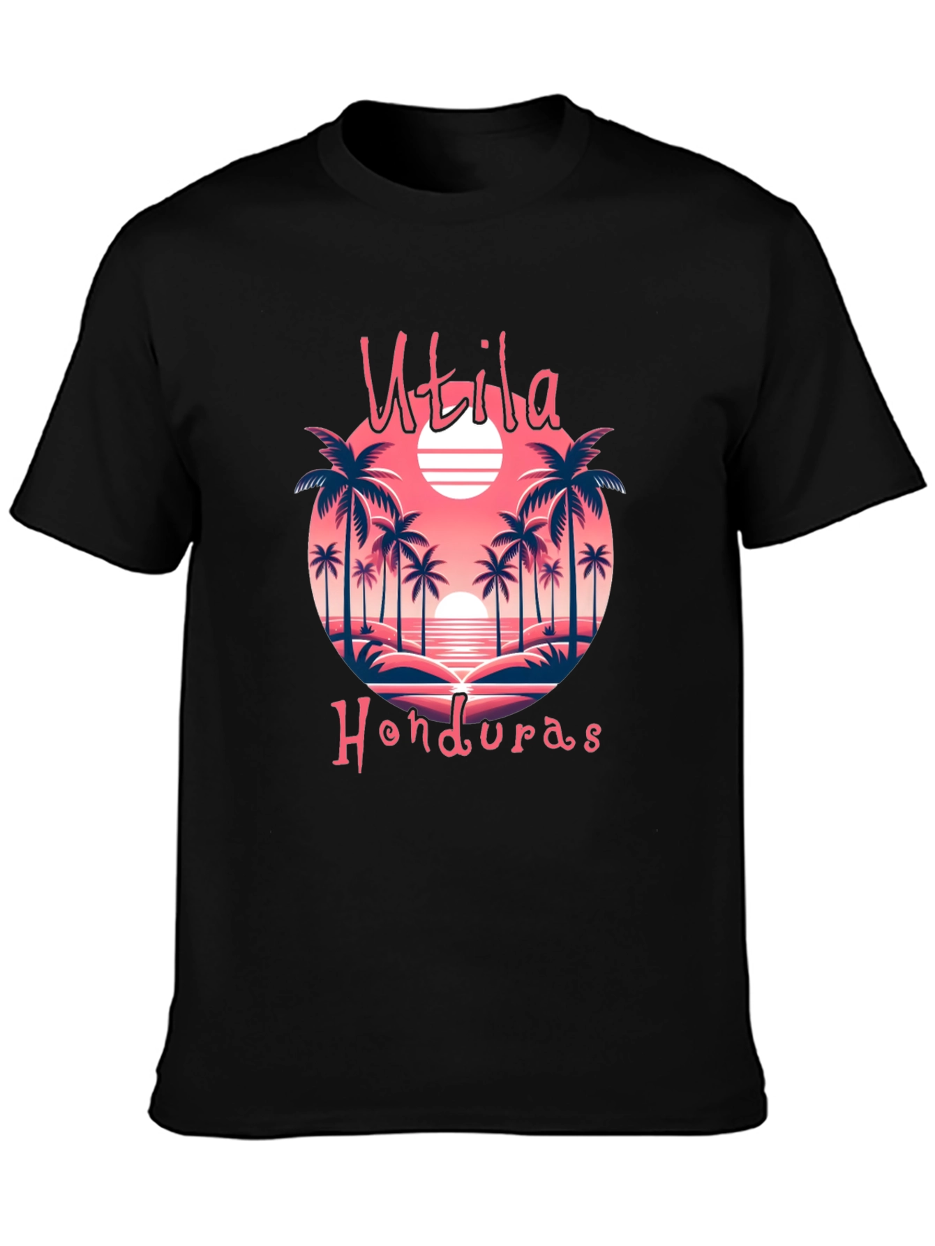 Utila Honduras Beach Graphic T-Shirt
