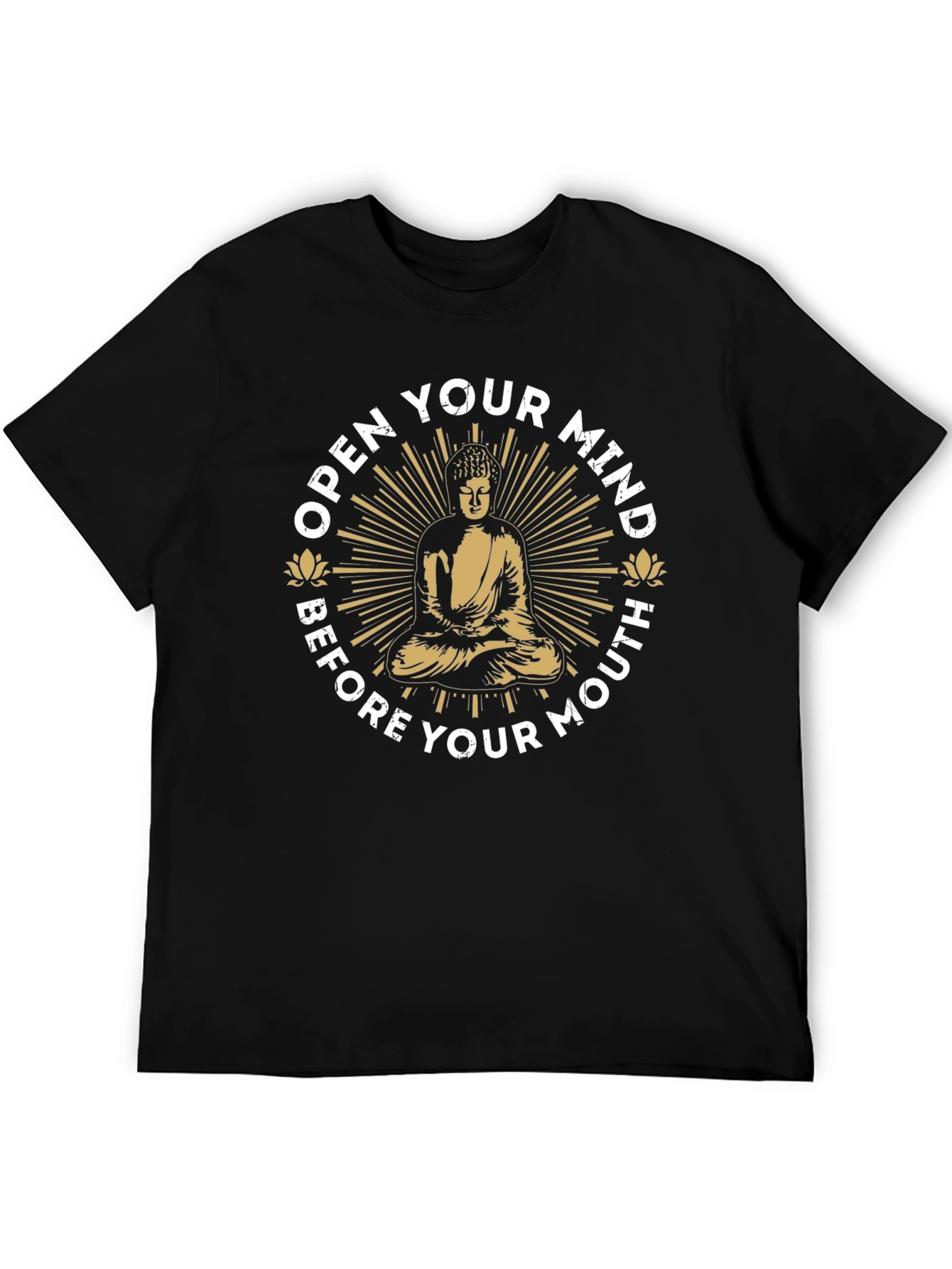 Open Your Mind T-Shirt - Buddha Graphic Tee
