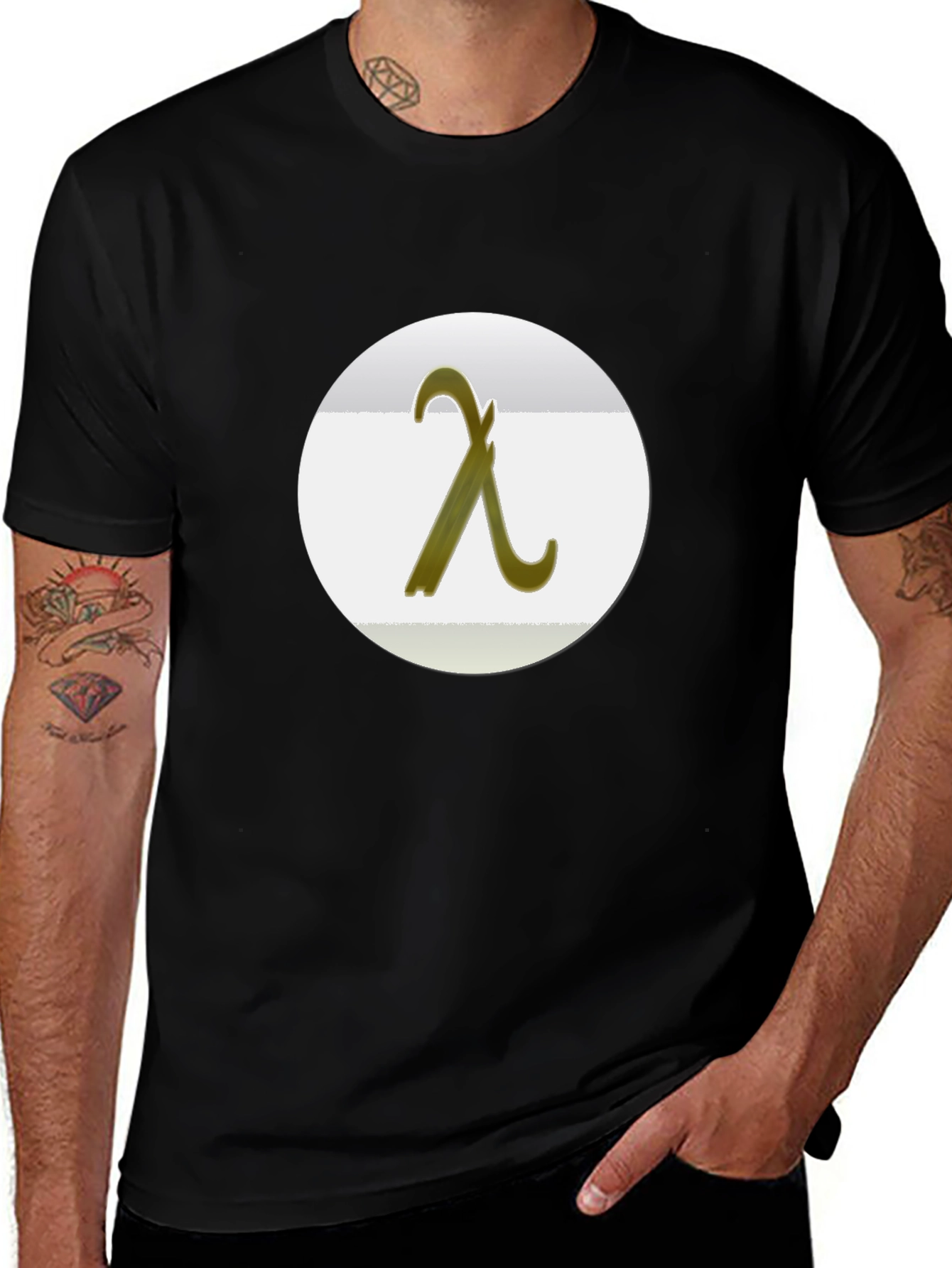 Lambda Graphic Tee - Black