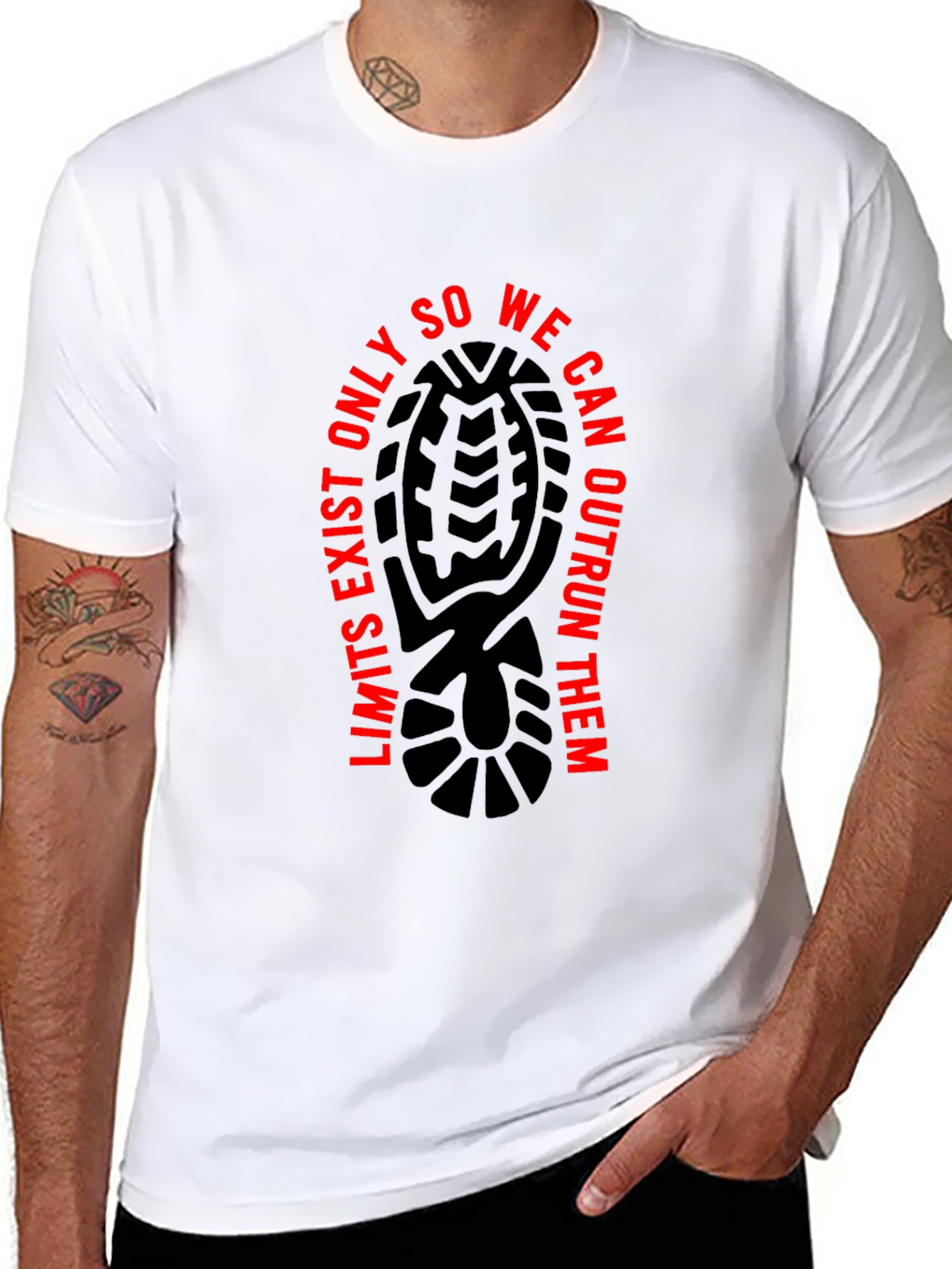 Limits Exist Running Graphic T-Shirt