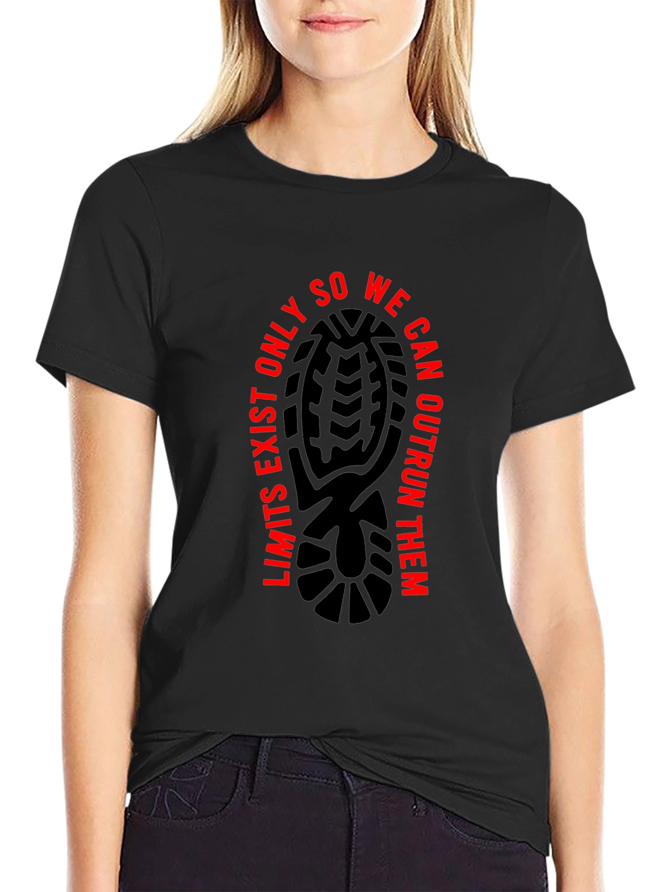 Limits Exist Running Graphic T-Shirt