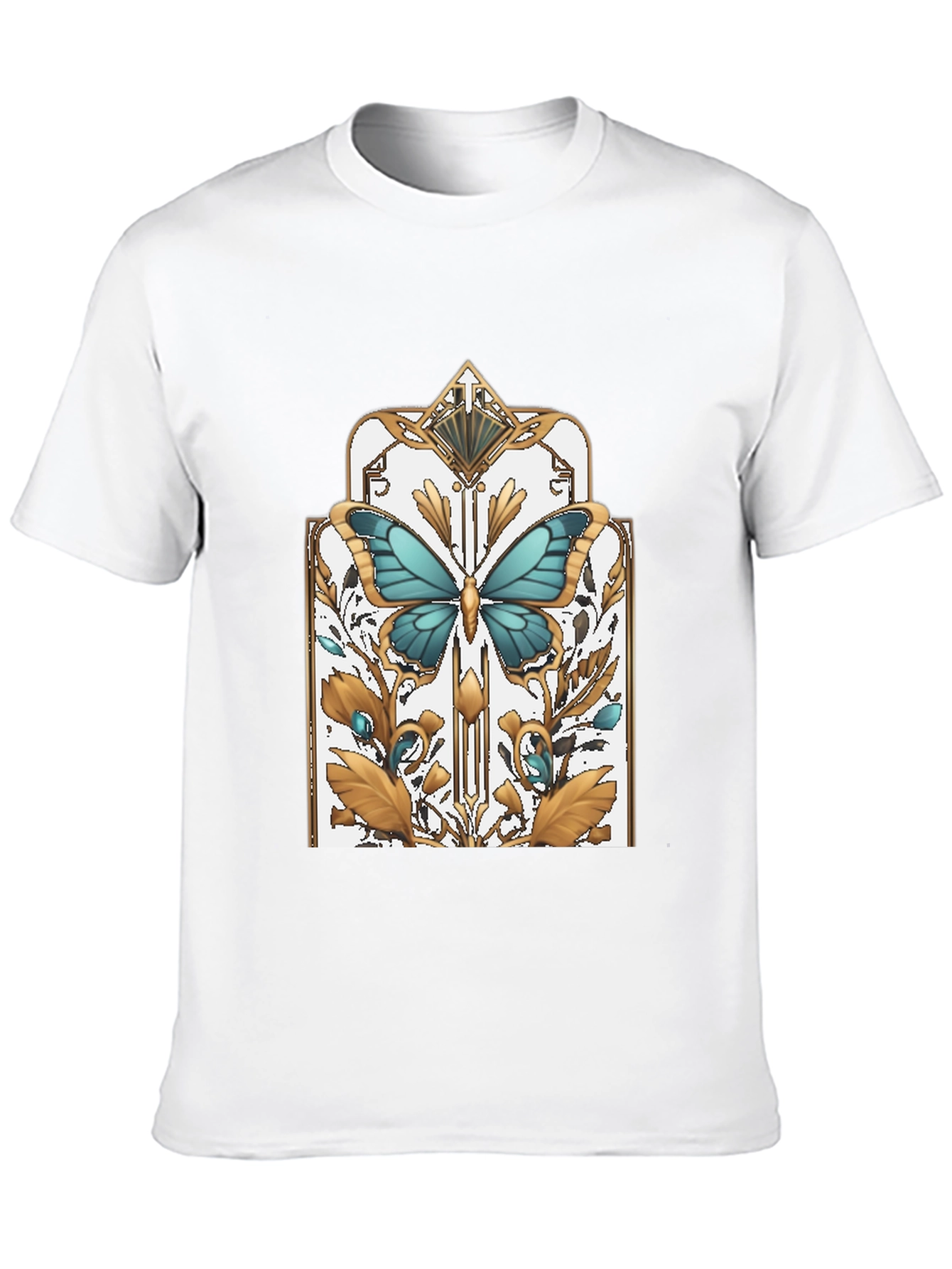 Butterfly Art Deco Graphic T-Shirt