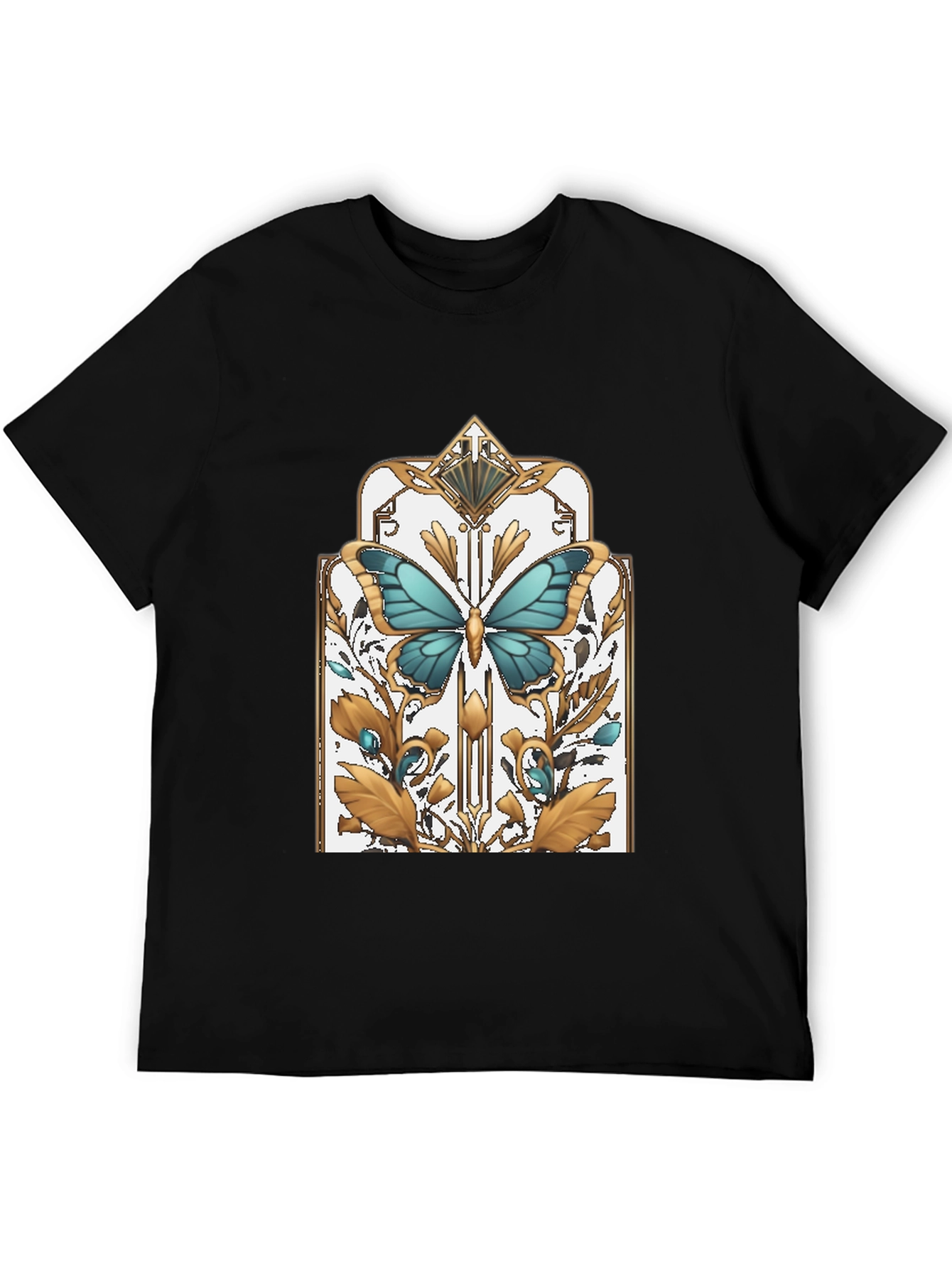 Butterfly Art Deco Graphic T-Shirt