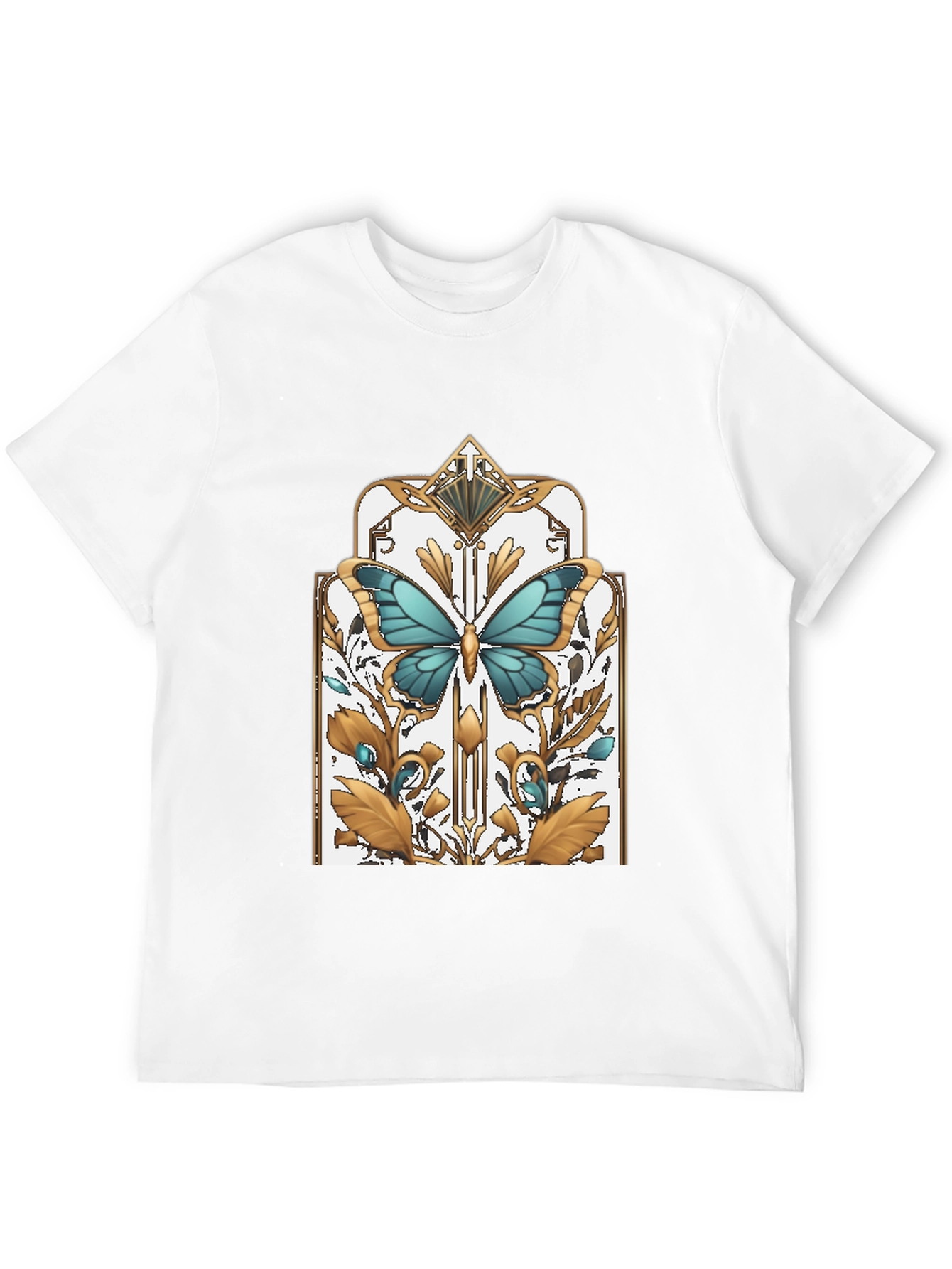 Butterfly Art Deco Graphic T-Shirt