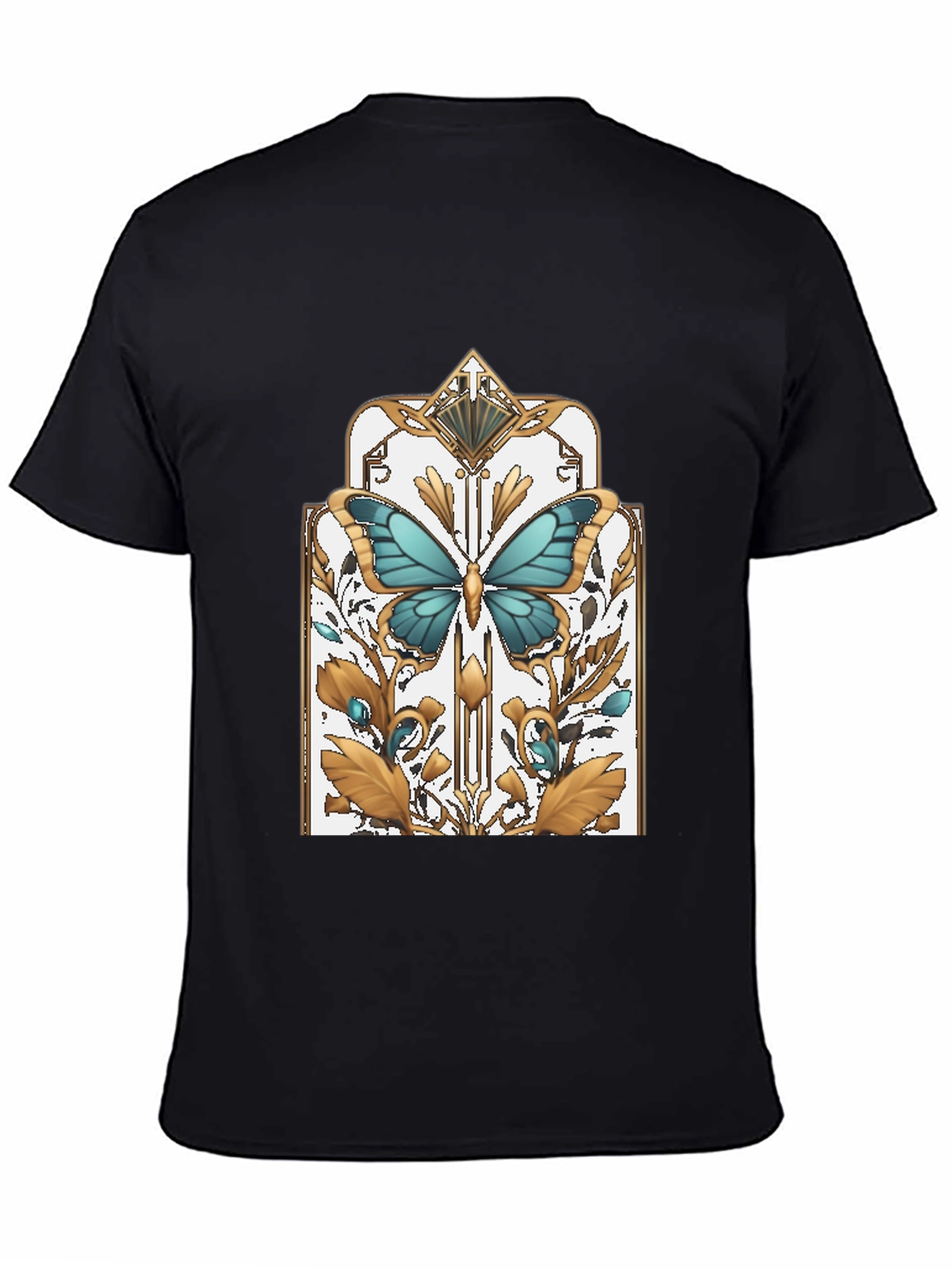 Butterfly Art Deco Graphic T-Shirt