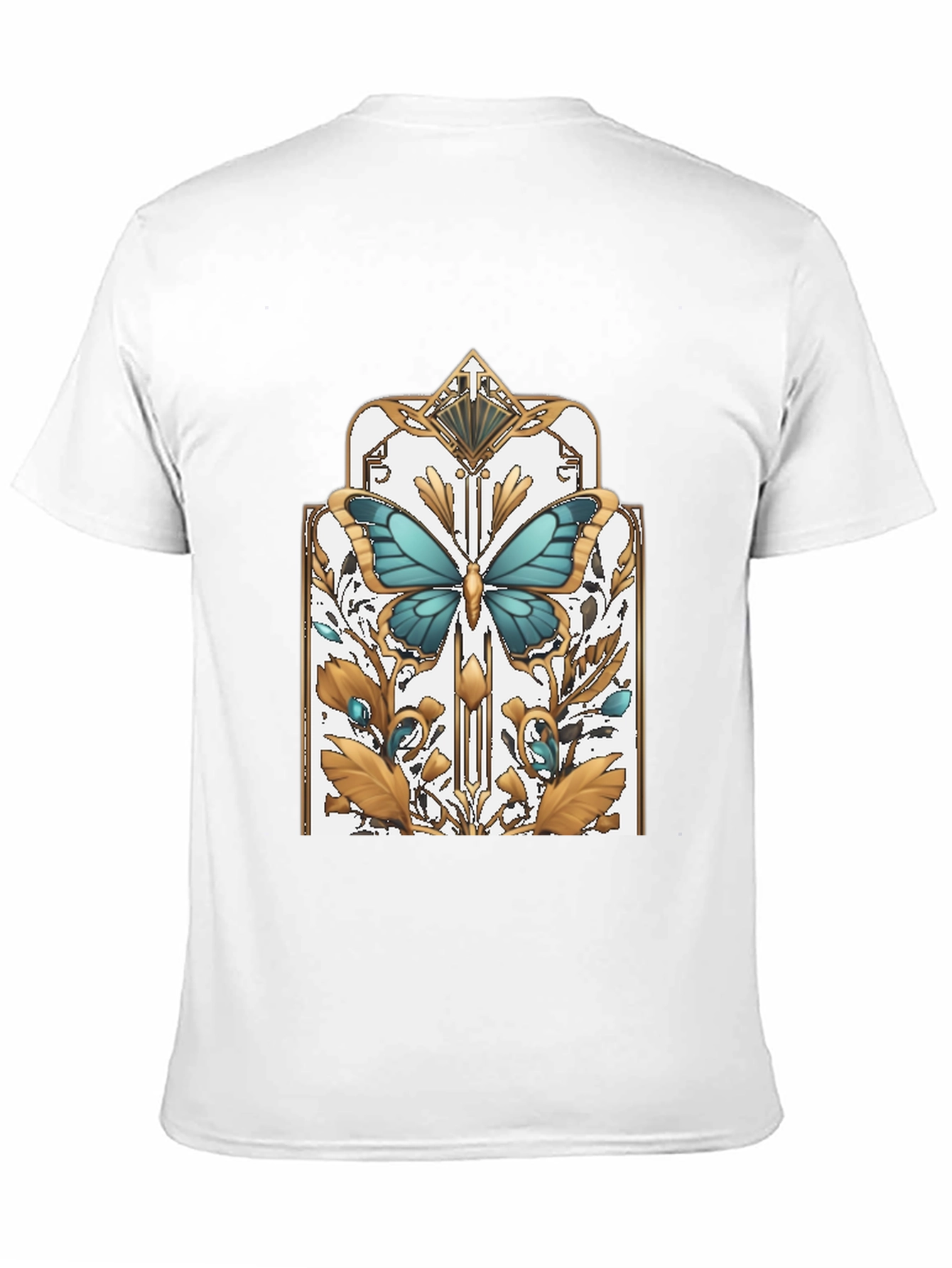 Butterfly Art Deco Graphic T-Shirt
