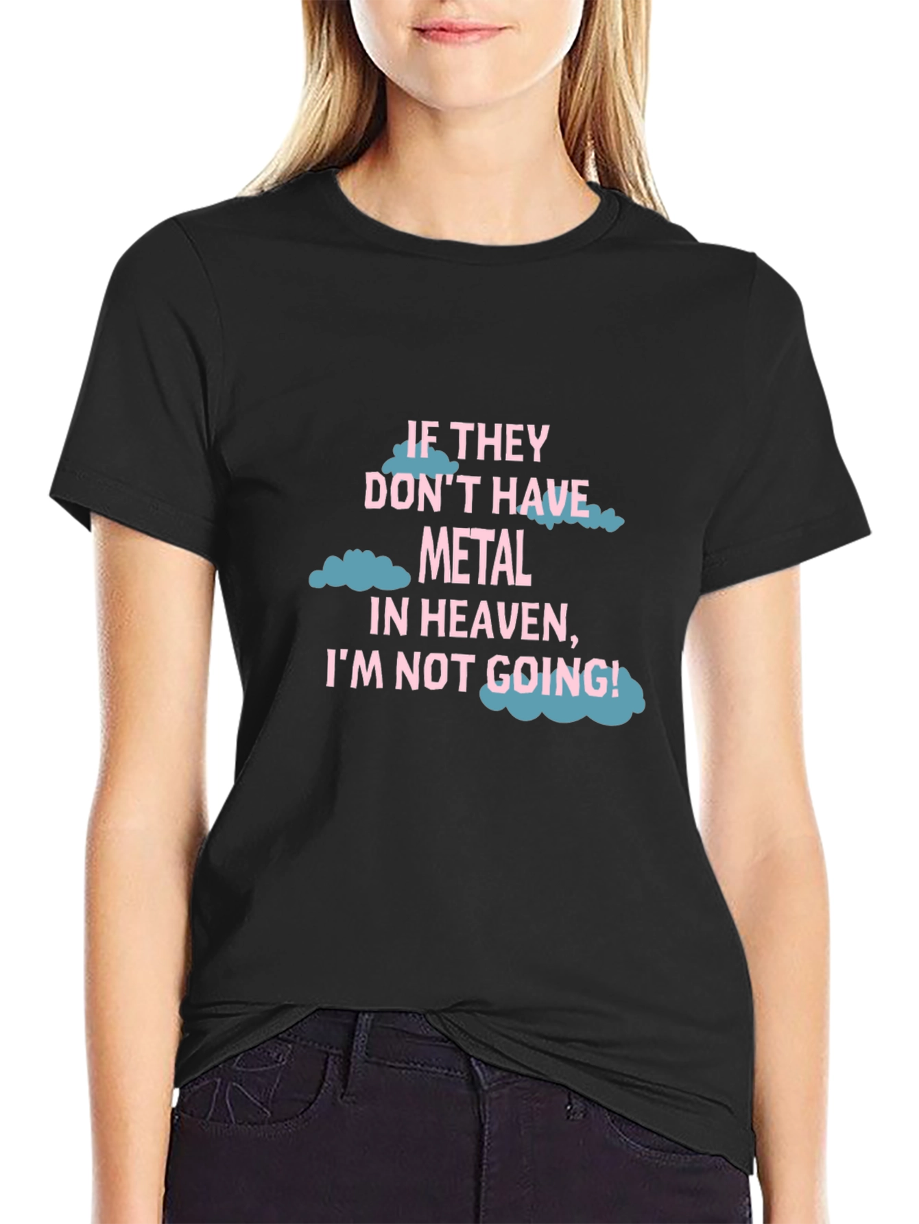 Metal Heaven T-Shirt - Funny Graphic Tee