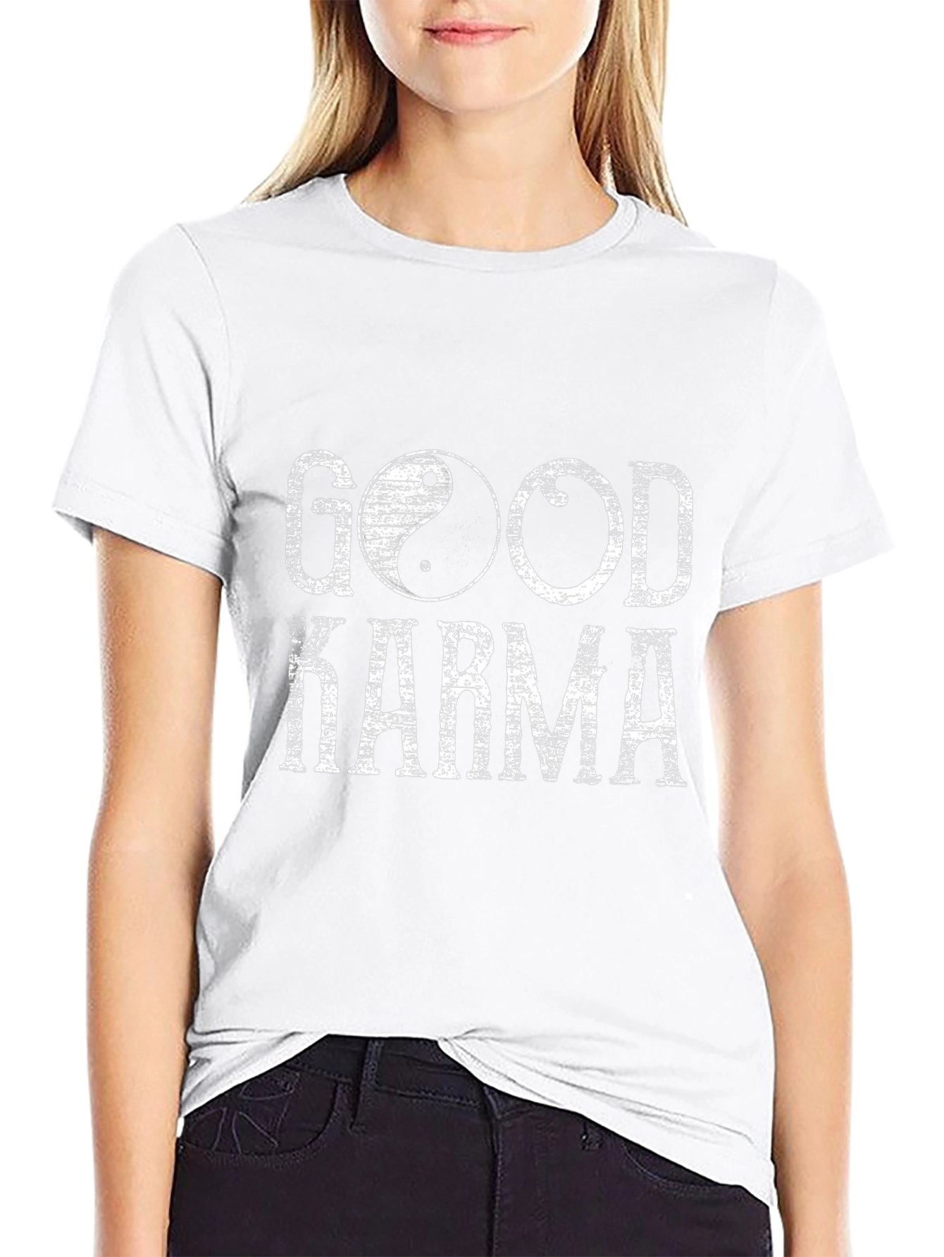 Good Karma Yin Yang Graphic T-Shirt