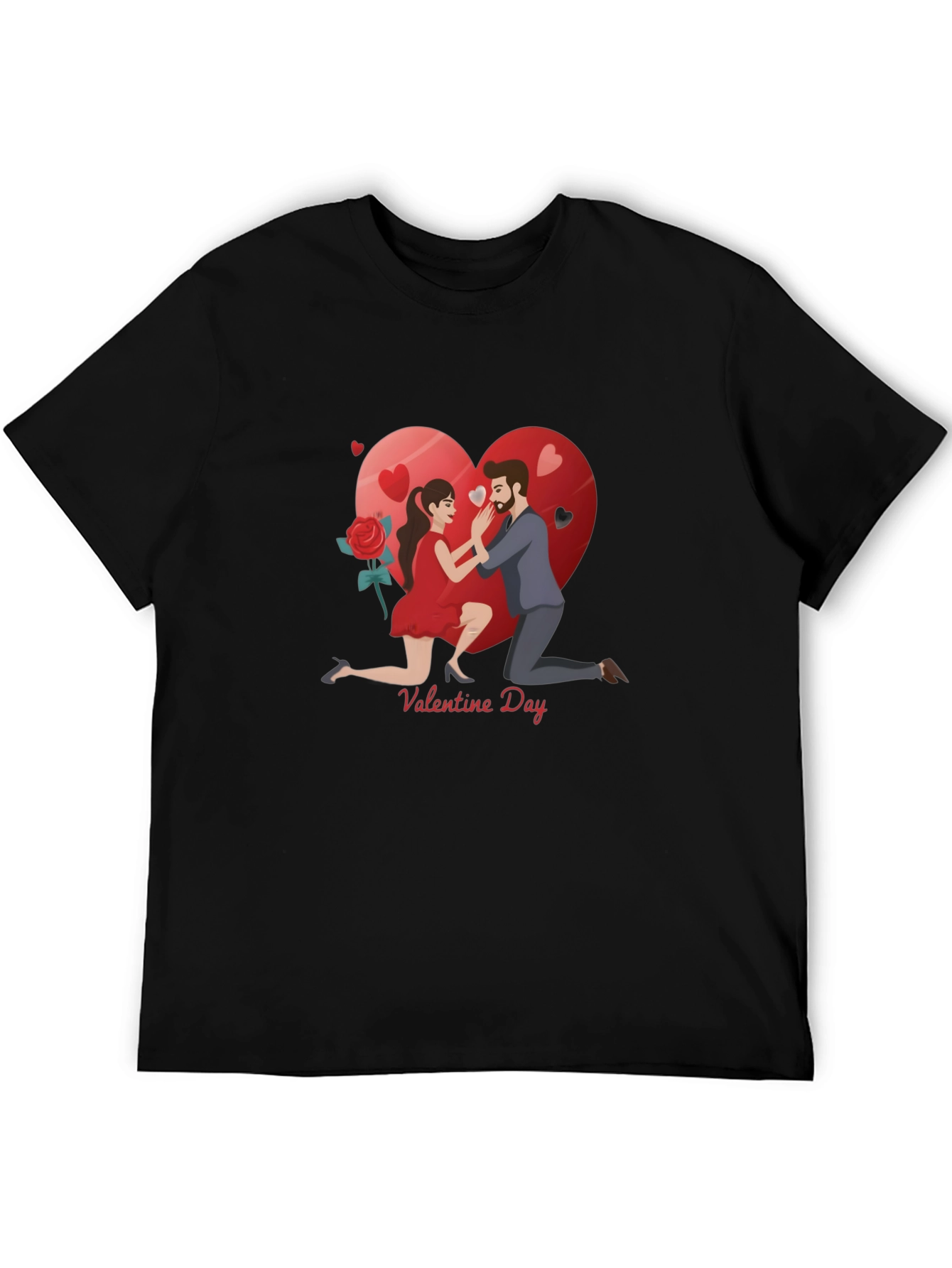 Valentines Day Proposal Graphic T-Shirt