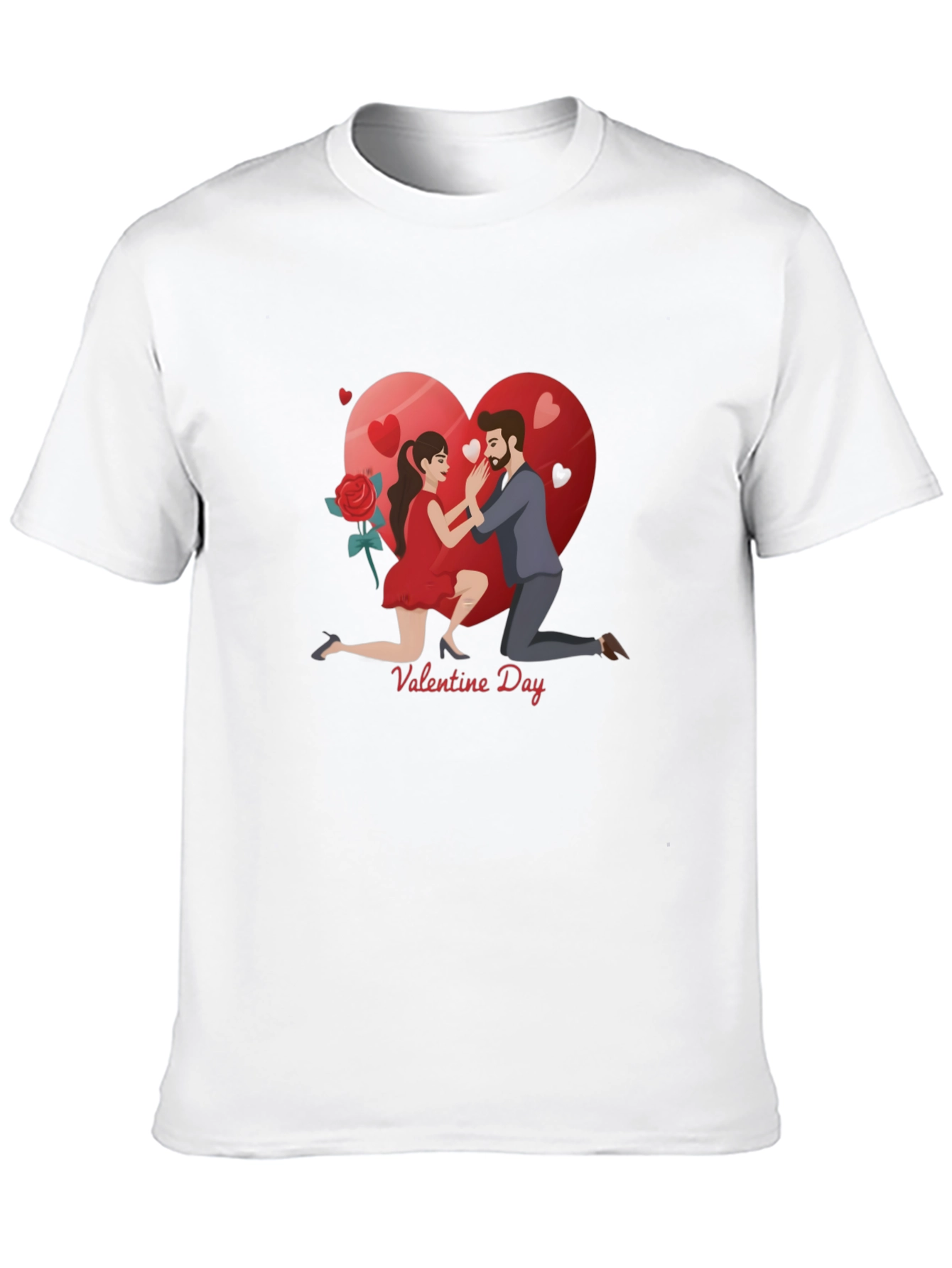 Valentines Day Proposal Graphic T-Shirt