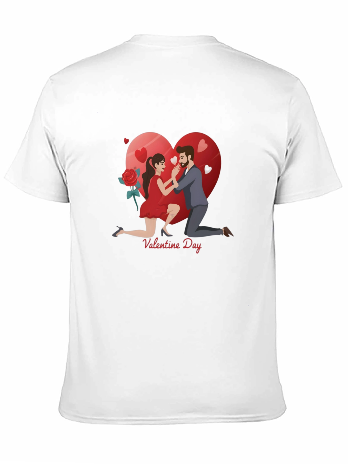 Valentines Day Proposal Graphic T-Shirt