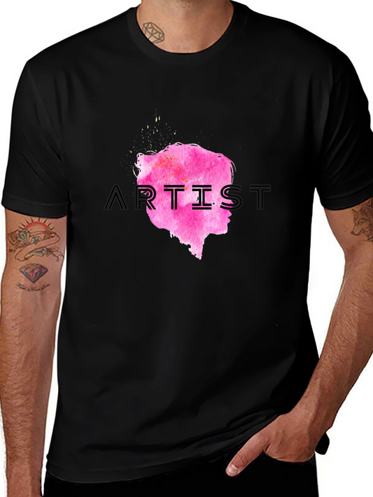 Artist Graphic Print Crew Neck Tee