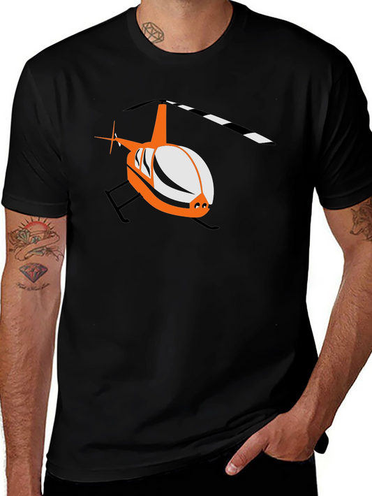 Black Helicopter Graphic Tee