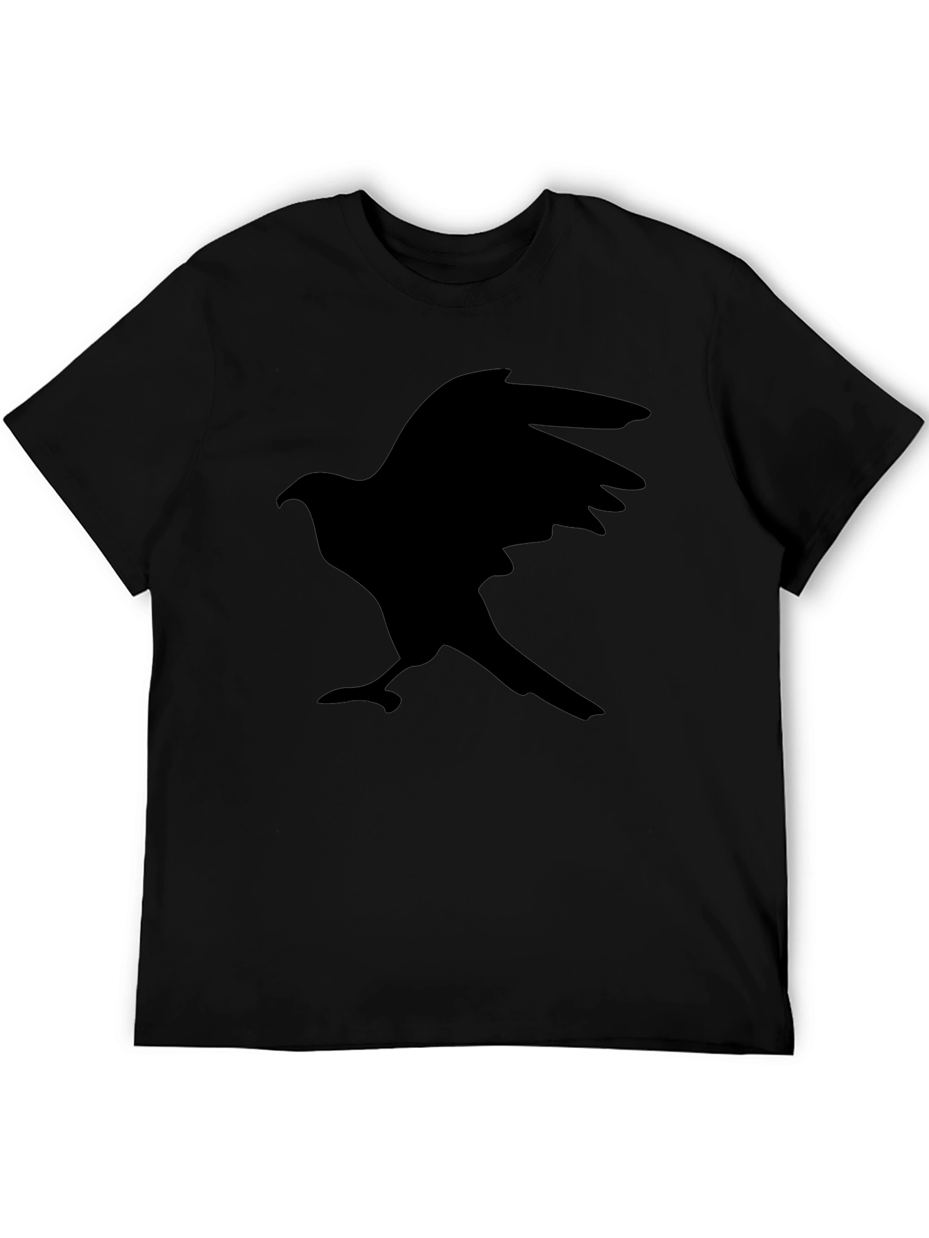 Black Raven Graphic T-Shirt - Mens Casual Tee