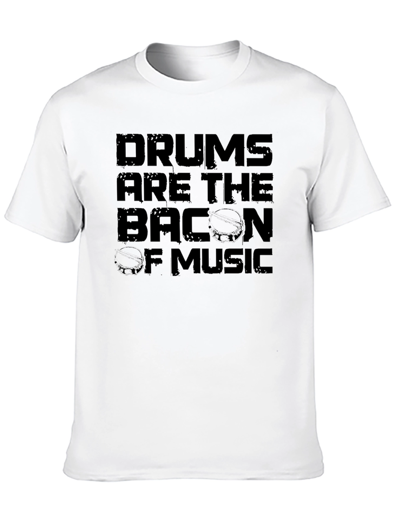 Drums are the Bacon of Music Graphic Tee