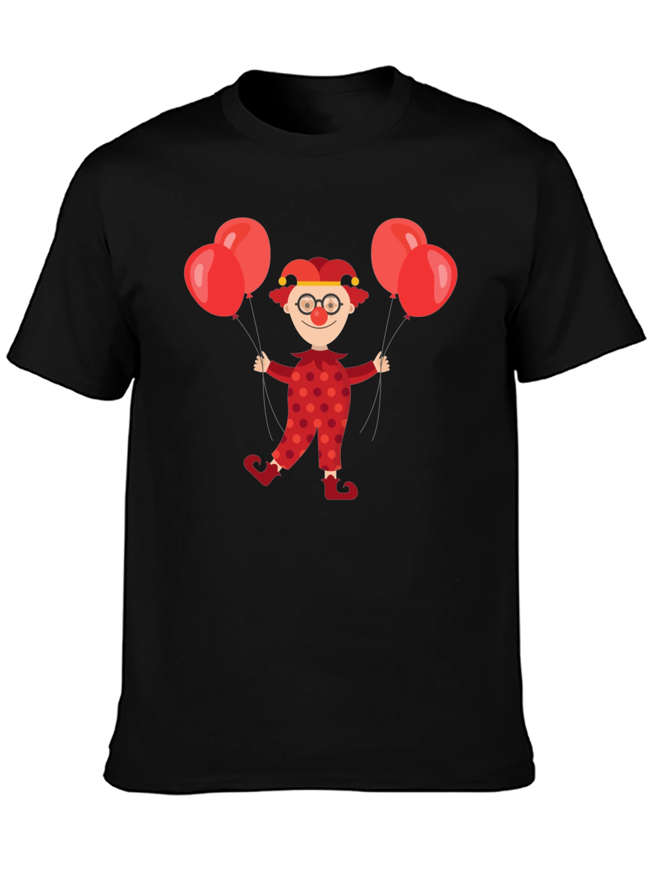 Clown with Balloons Graphic Tee