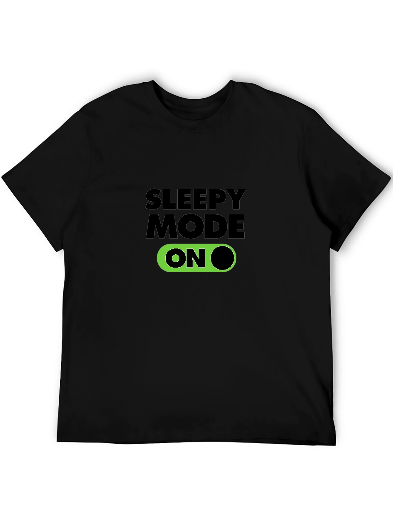 Sleepy Mode On Graphic T-Shirt - Black