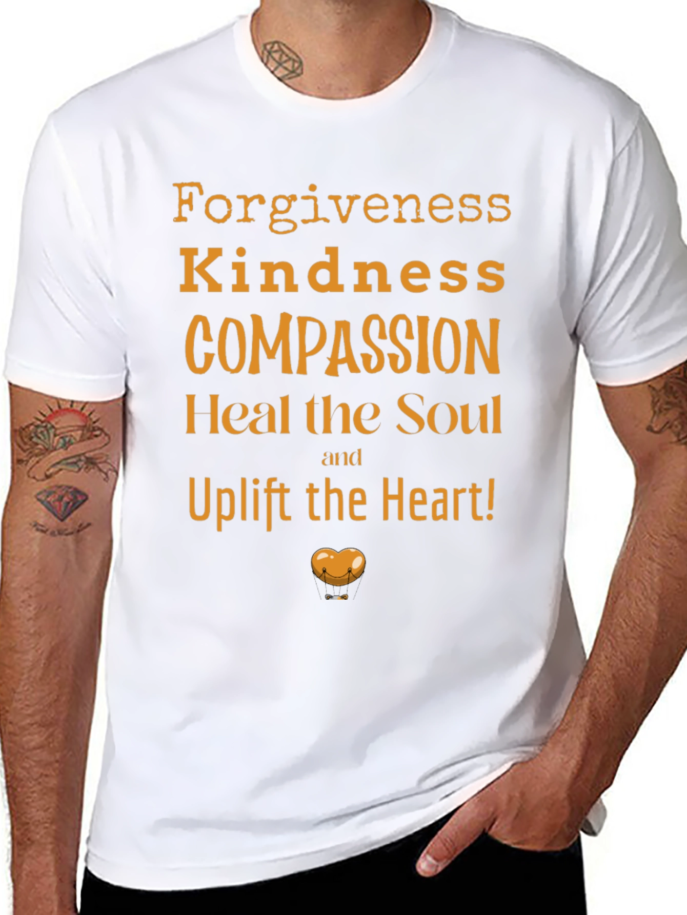 Kindness Compassion T-Shirt - Uplift Your Heart!